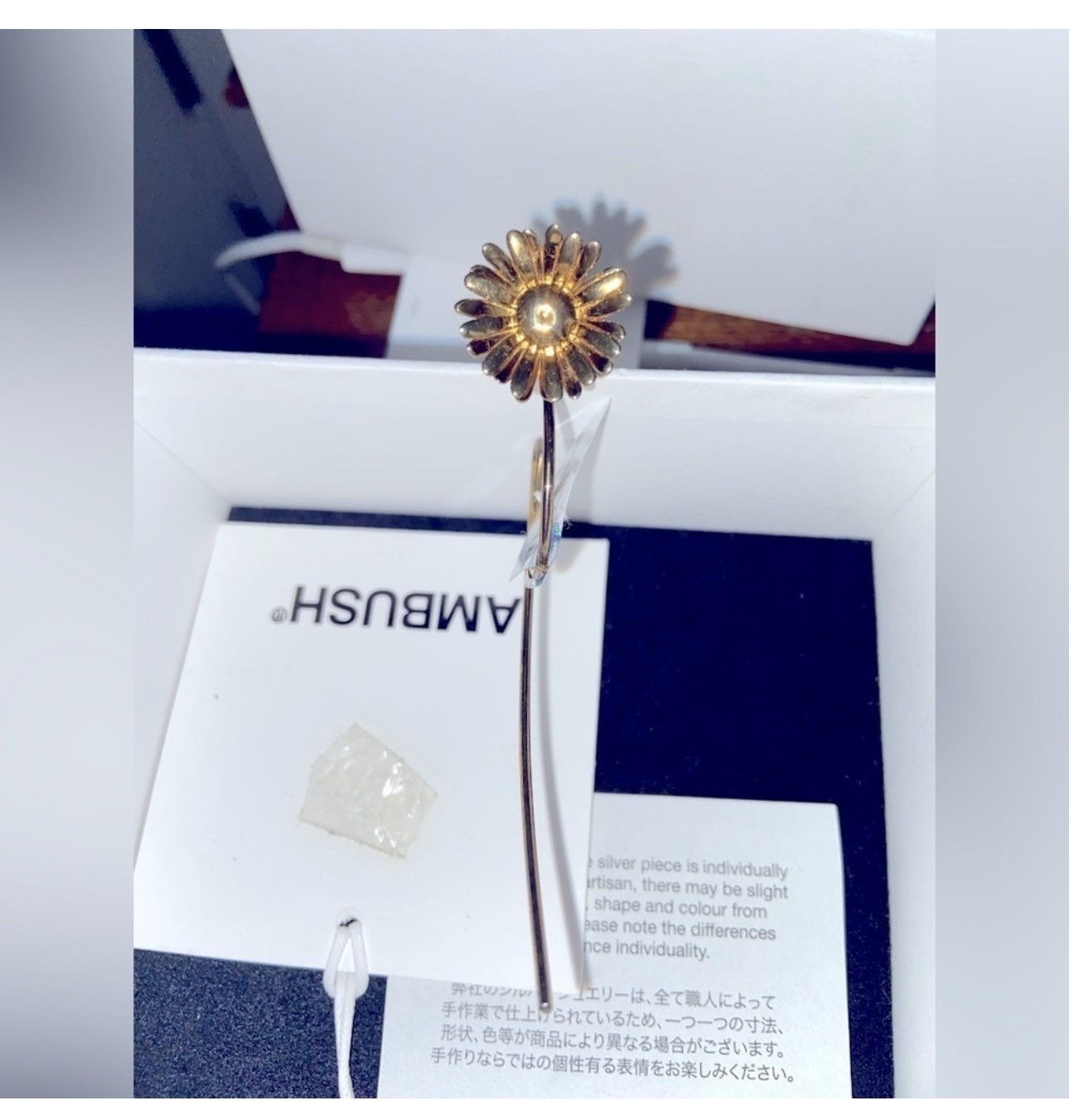 Ambush Design Ambush Design x G dragon 🐉 daisy earring 925 OS UNI​​​​ Size ONE SIZE - 4 Thumbnail