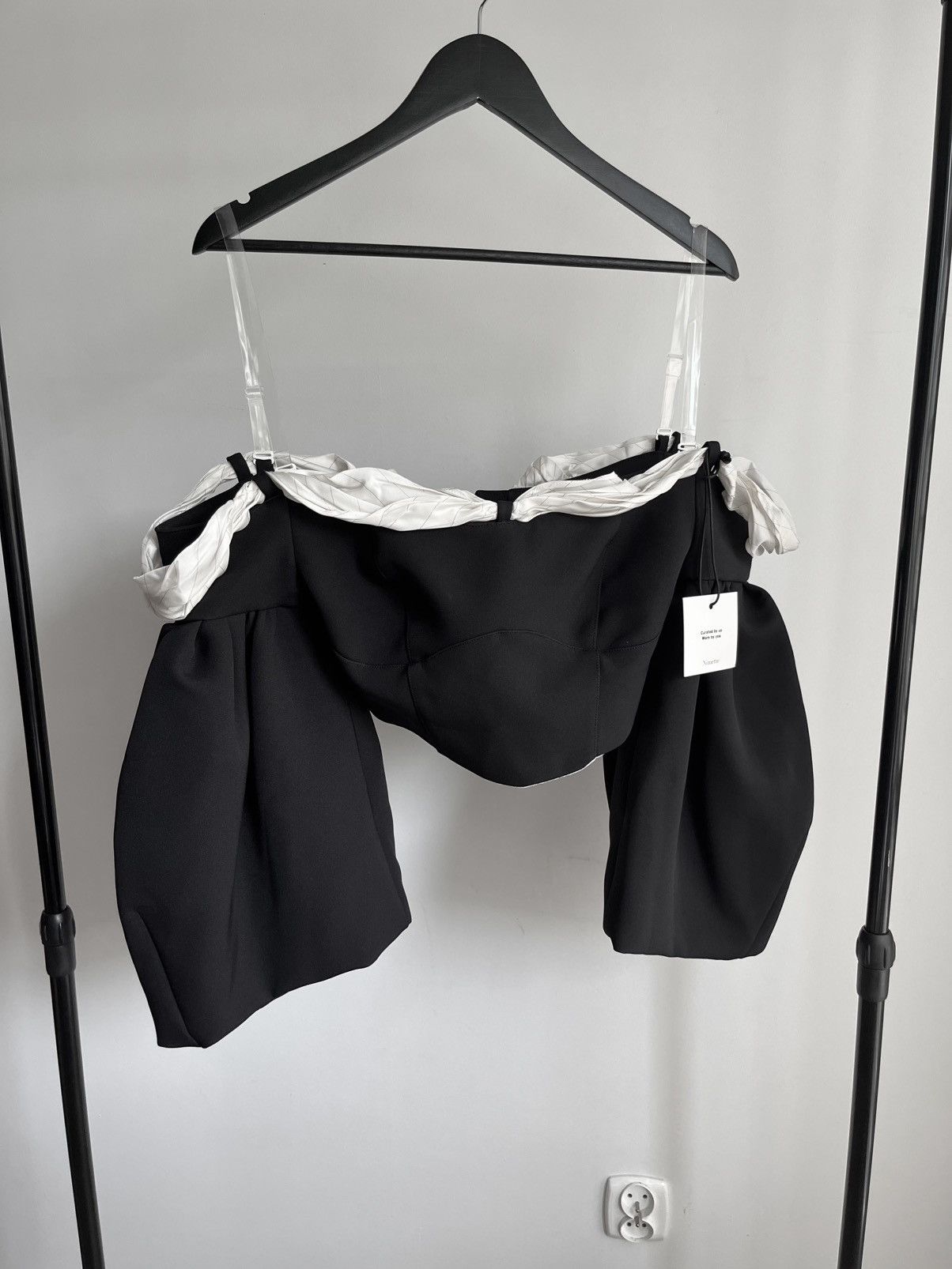 Other Rare Akikoaoki AW23 runway bustier off-shoulder cropped top Size S / US 4 / IT 40 - 2 Thumbnail