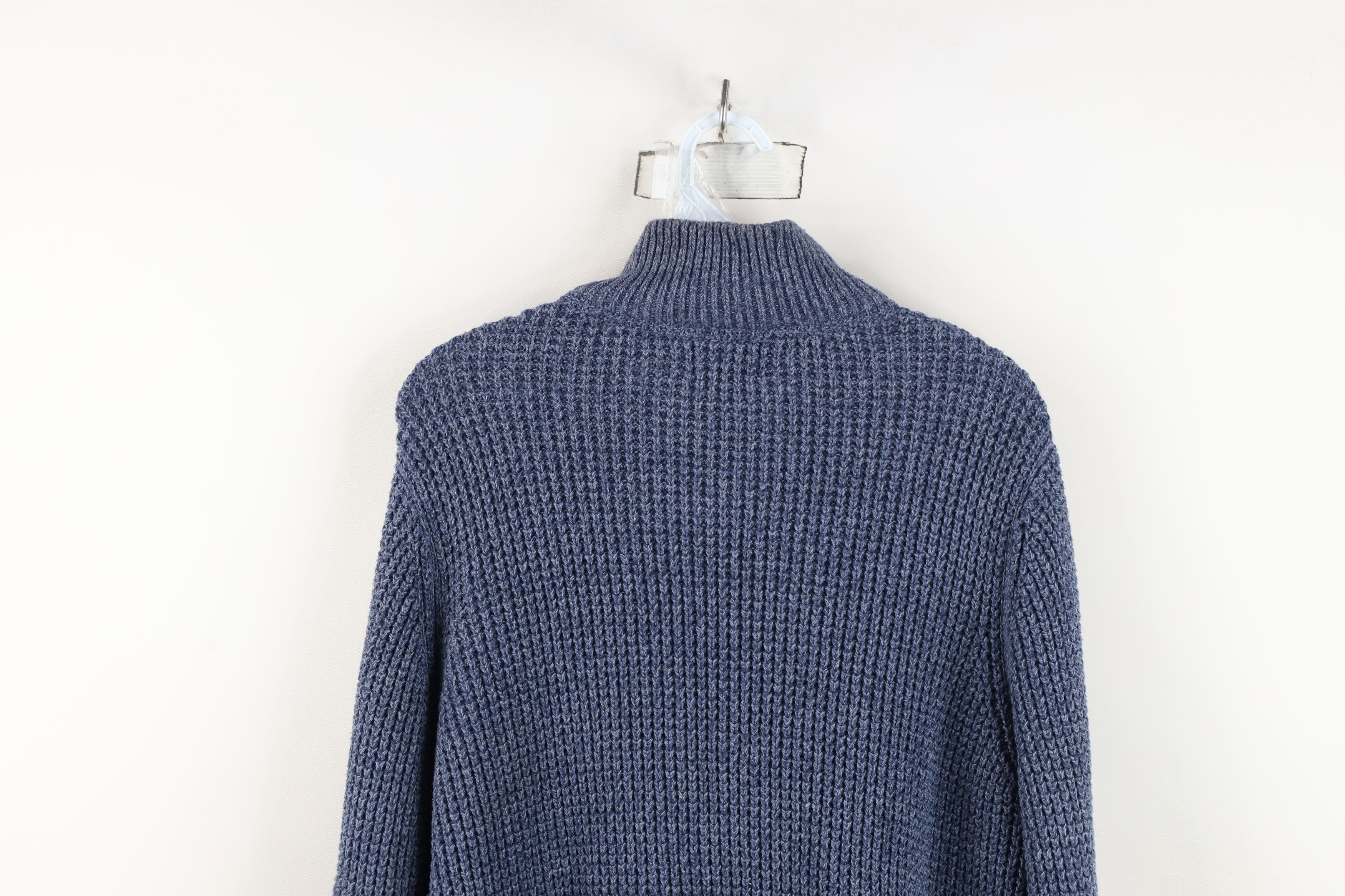 L.L. Bean Vintage LL Bean Cotton Chunky Ribbed Knit Full Zip Sweater Size US M / EU 48-50 / 2 - 12 Thumbnail