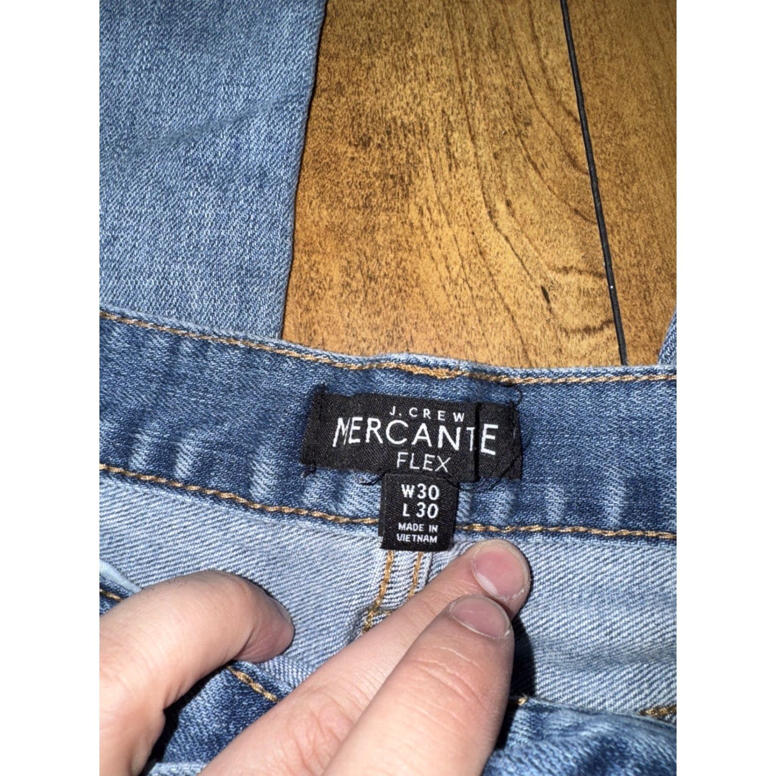 J.Crew J.Crew Jeans Denim Light Blue 30x27 Regular Mens Skinny Size US 30 / EU 46 - 5 Thumbnail
