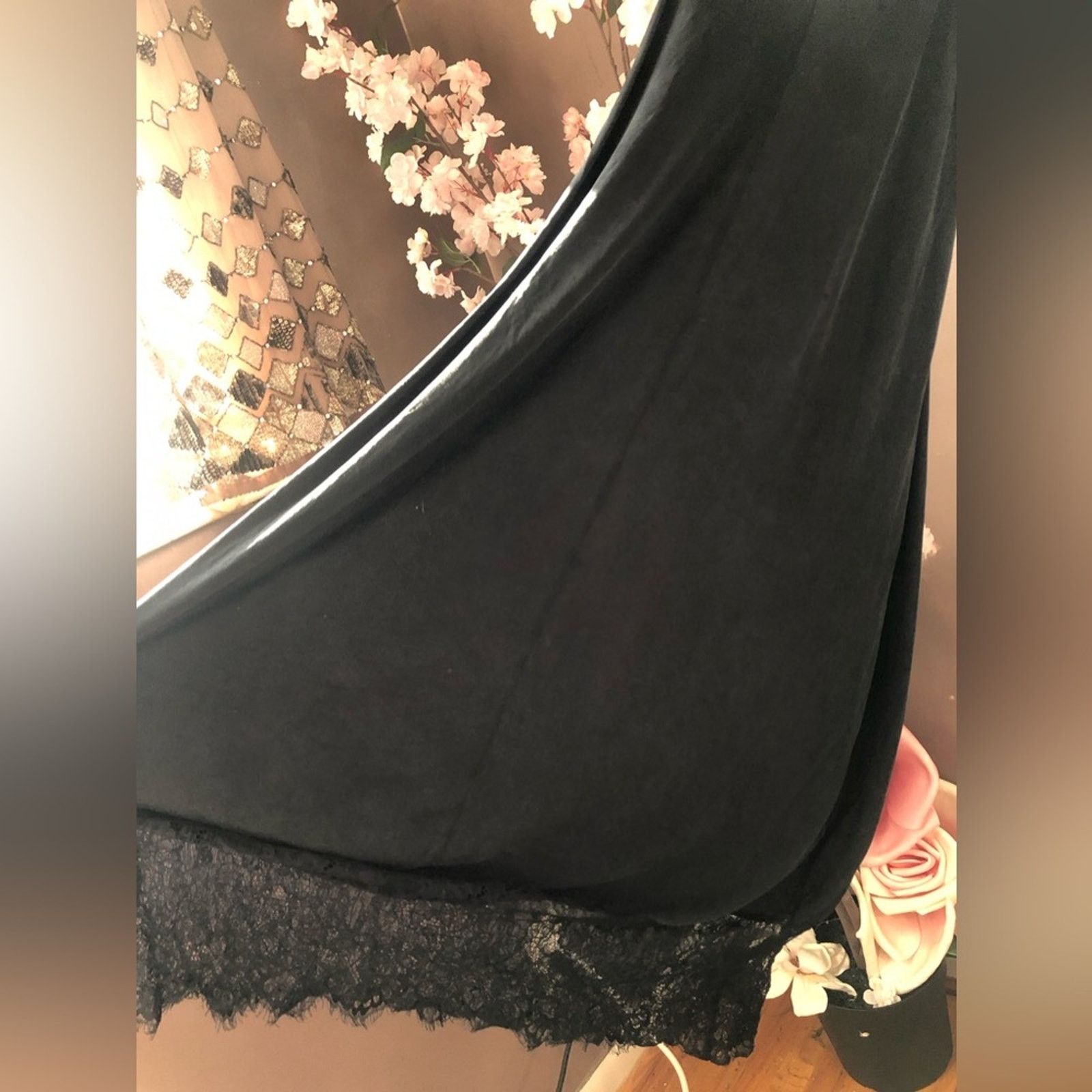 Other LONG Maxi lace bottom dress. SilkY Eri+Ali (Anthropologie) Size S / US 4 / IT 40 - 5 Thumbnail