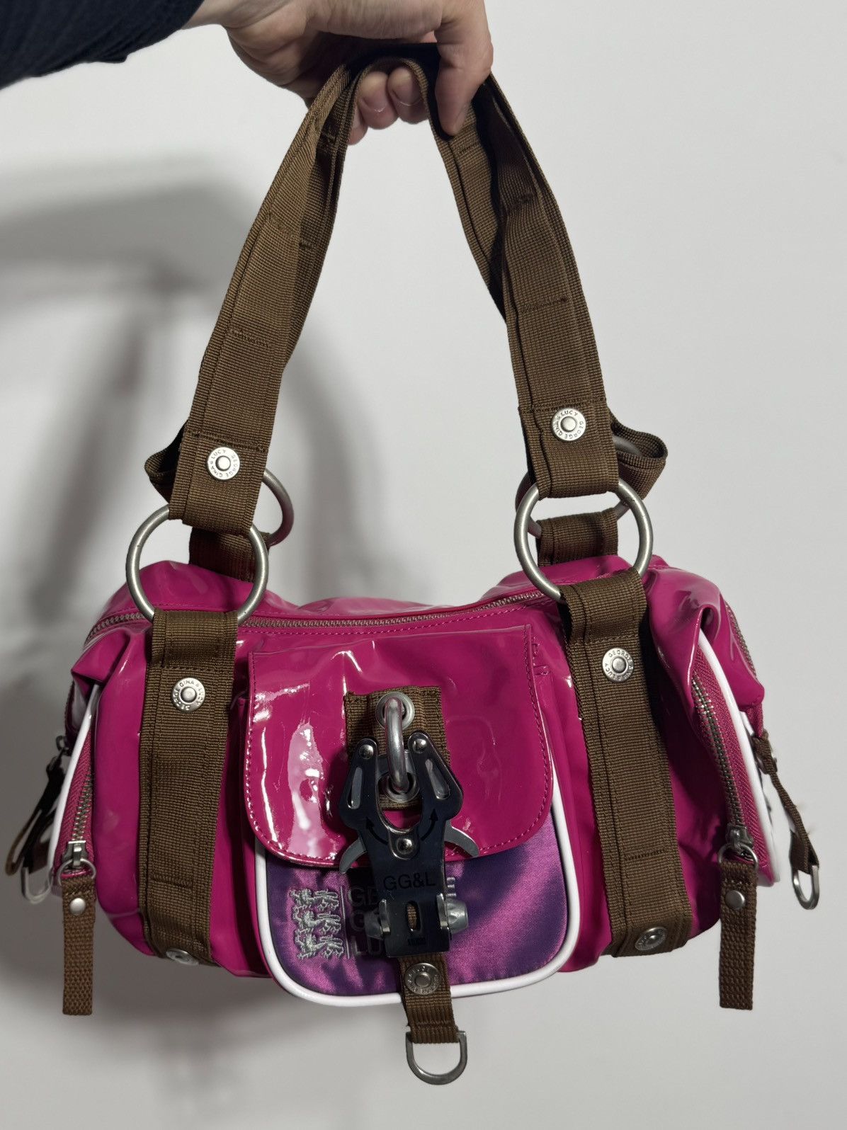 George Gina & Lucy Vintage 2010 Senorita Medelin Shoulder Punk Purple Bag Size ONE SIZE - 17 Thumbnail