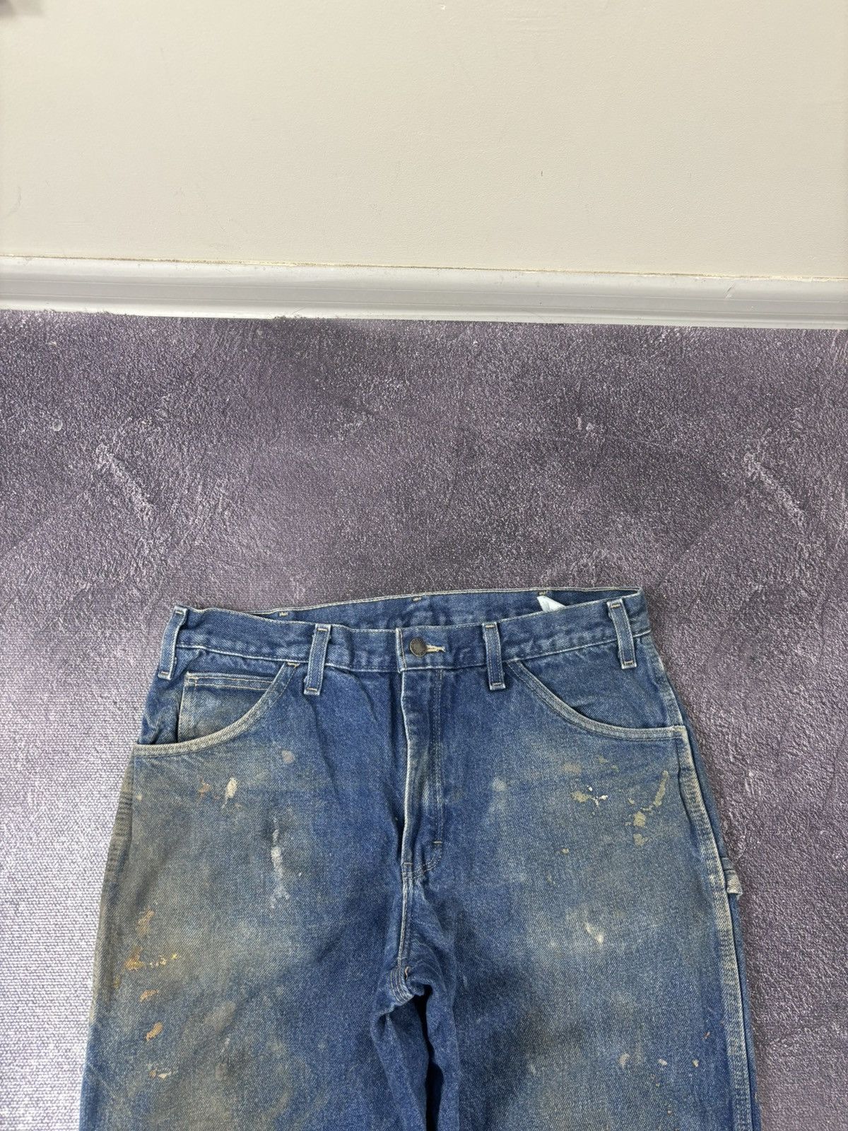 Dickies Vintage Dickies Distressed Denim Dad Hype Work Baggy Jeans Size US 32 / EU 48 - 11 Thumbnail