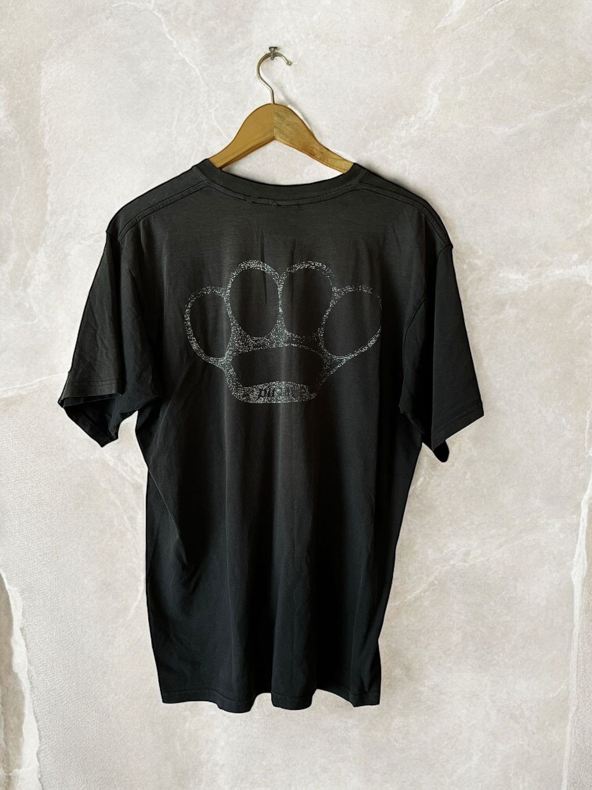 Band Tees × Vintage PIT BULL GERMANY "Brass Knuckles" Hooligan VINTAGE 90s tee Size US L / EU 52-54 / 3 - 1 Thumbnail