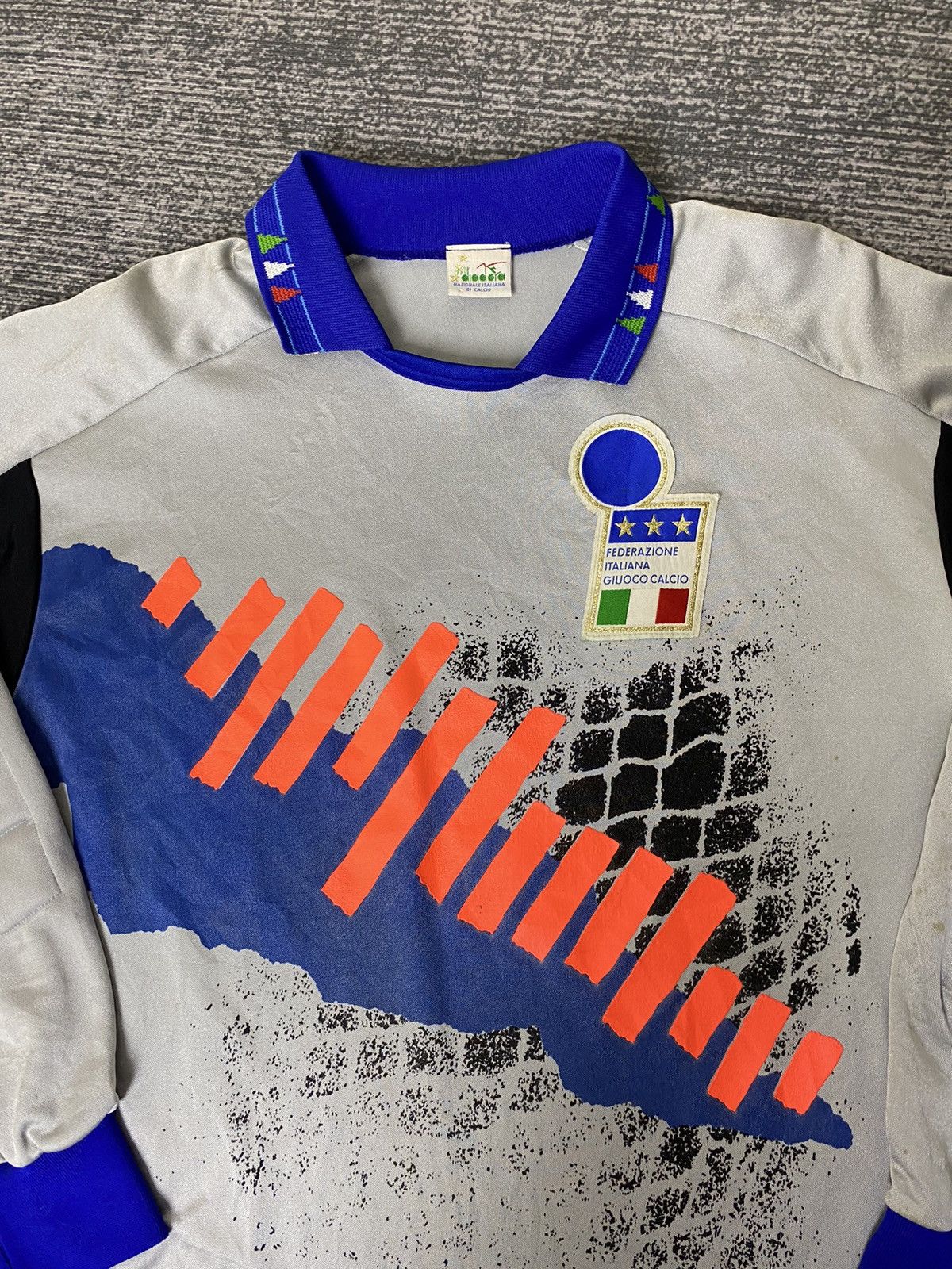 Diadora Vintage Italia 1992/93 Goalkeeper Kit Football/Soccer Jersey Size US L / EU 52-54 / 3 - 2 Thumbnail