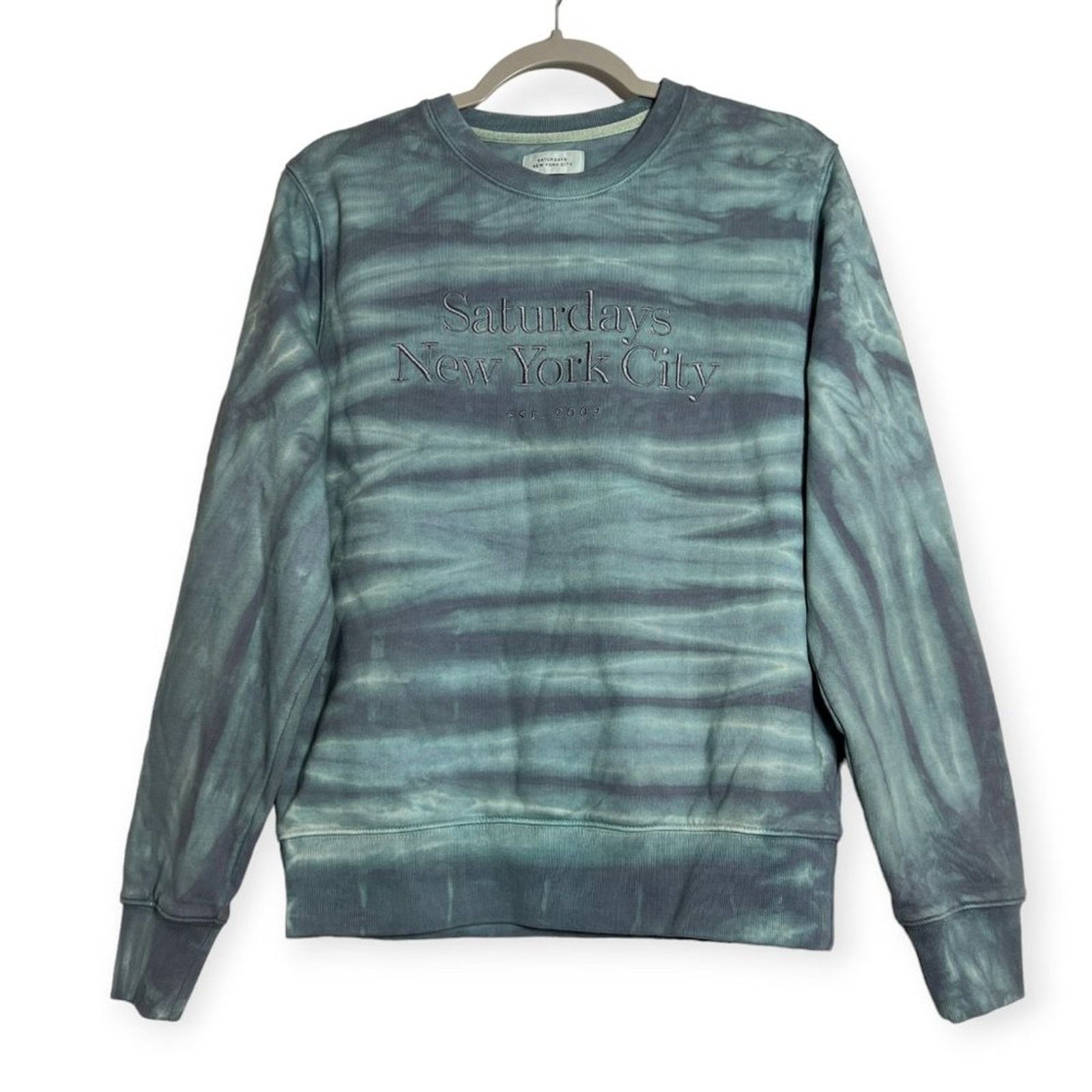 Saturdays NYC Saturdays NYC Tie Dye Sweatshirt Blue Green Size S Size US S / EU 44-46 / 1 - 1 Thumbnail
