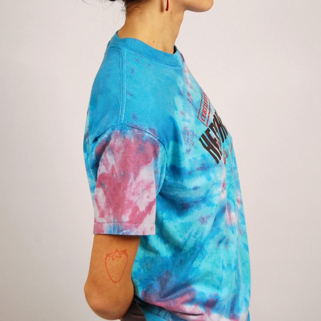 Vintage 80s Hershey's T-shirt (L) vintage blue tie dye men large Size US L / EU 52-54 / 3 - 5 Thumbnail