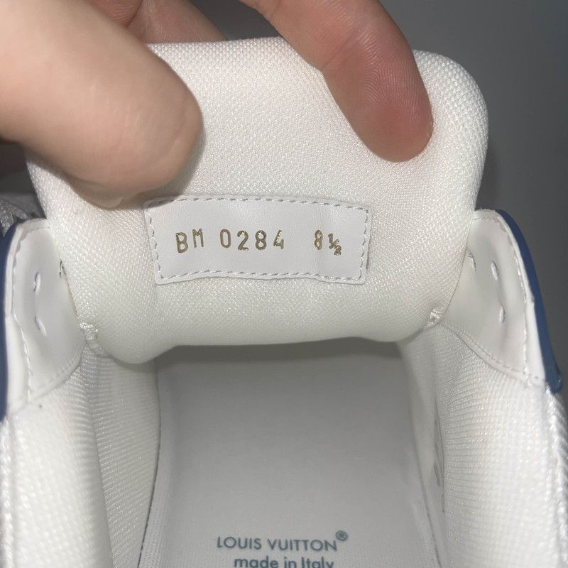 Louis Vuitton Louis Vuitton Denim White Low-Top Fashion Sneakers -2508 Size US 9.5 / EU 42-43 - 5 Thumbnail