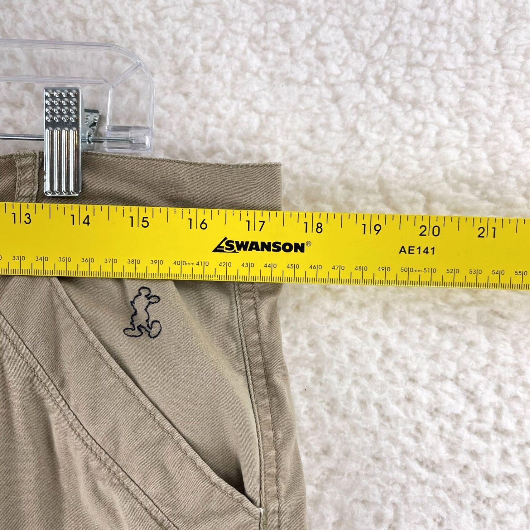 Disney Disney Chino Pants Womens Size 8 Brown Khaki Cropped Mid-Rise Straight Pants Size 30" / US 8 / IT 44 - 4 Thumbnail