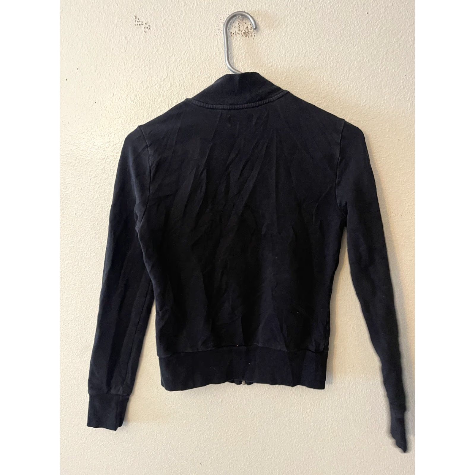 Guess GUESS FULL ZIP MOCK NECK Size Small Black Graphic Women Size S / US 4 / IT 40 - 3 Thumbnail