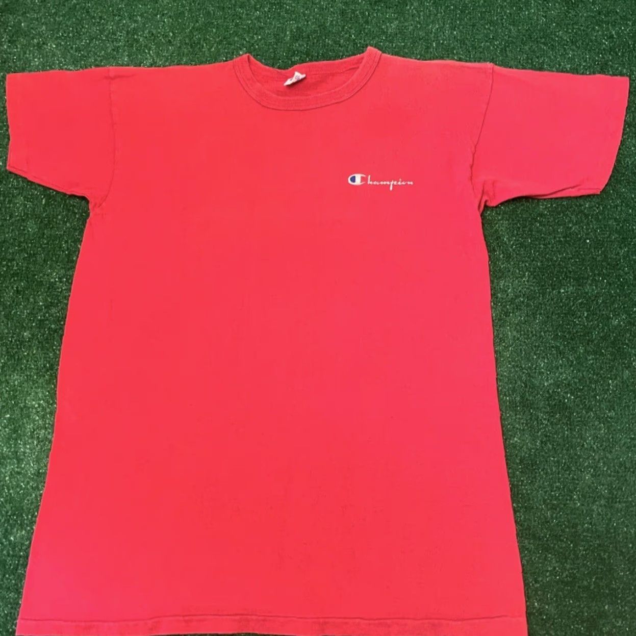Champion VINTAGE Champion Classic Logo Spell Out VTG Shirt Mens Size L Red 80s USA Made Logo 1980s Mens Size US L / EU 52-54 / 3 - 4 Thumbnail