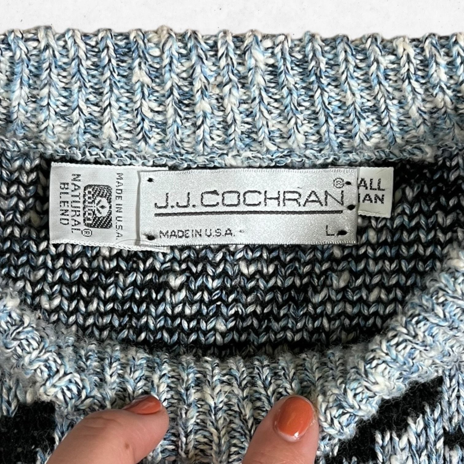 Other J.J. Cochran Vintage Grandpa Cotton Blend Sweater Men's L T Size US L / EU 52-54 / 3 - 3 Thumbnail