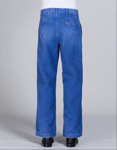 Marni o1w1db10125 Overdyed Trousers in Blue Size US 38 / EU 54 - 2 Thumbnail