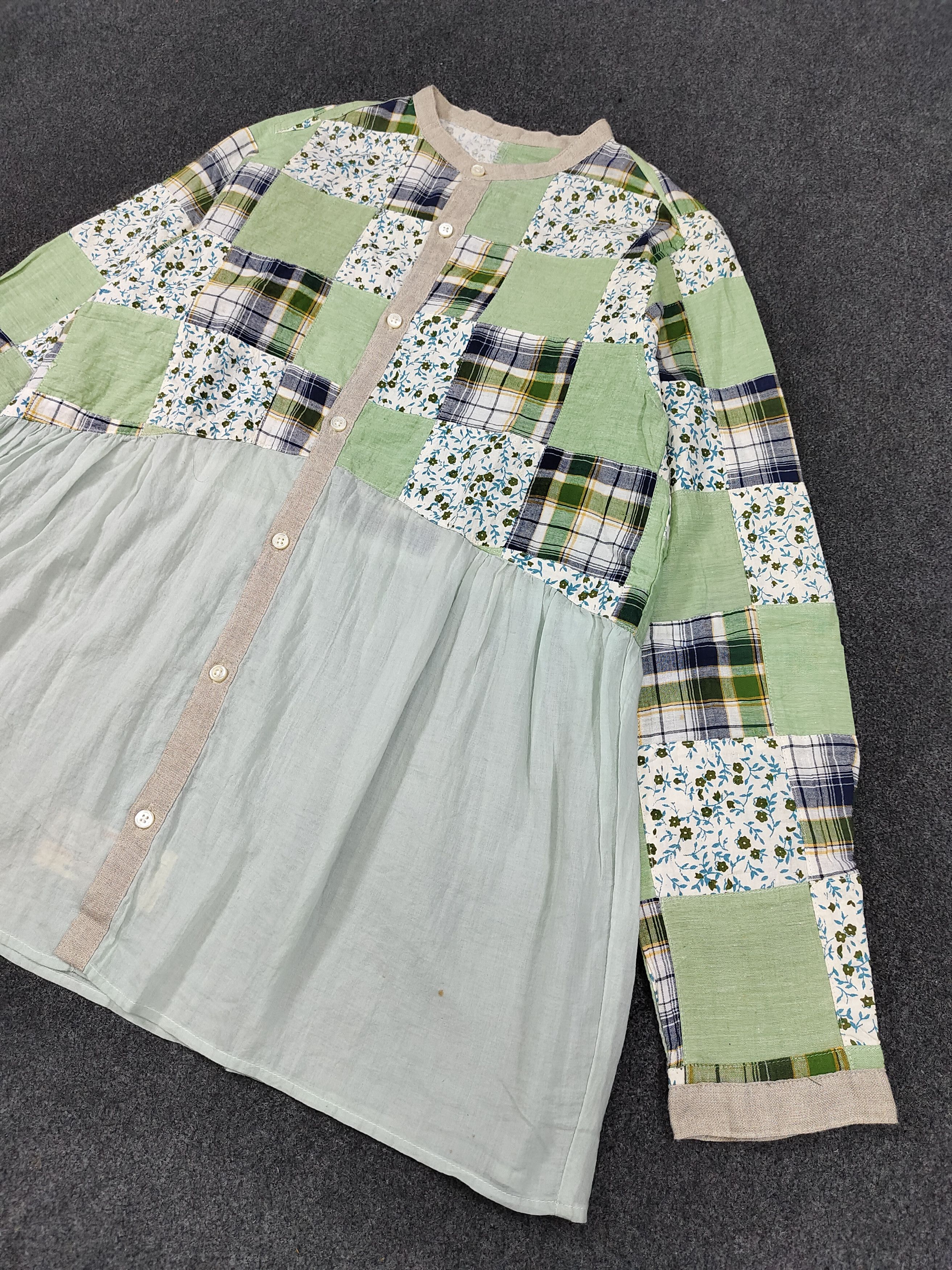 Japanese Brand 🇯🇵 Vtg Kaiseidou Handmade Pacthwork Artisan Craft Shirt Size M / US 6-8 / IT 42-44 - 7 Thumbnail