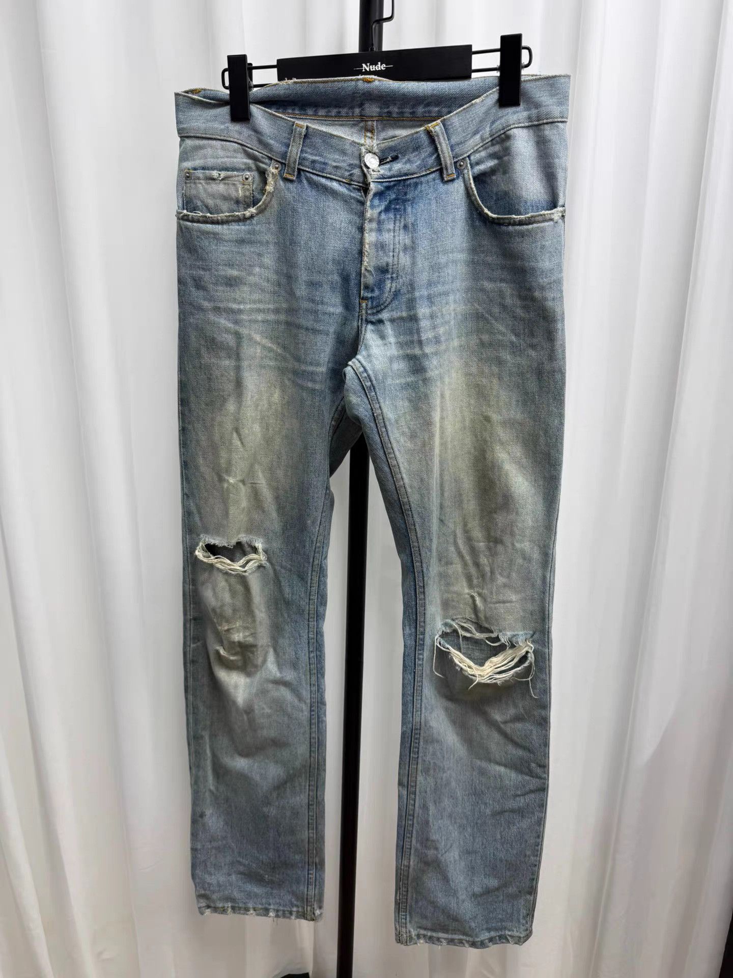 Helmut Lang helmut lang Vintage Classic Washed Denim Jeans K20 Size US 30 / EU 46 - 1 Thumbnail