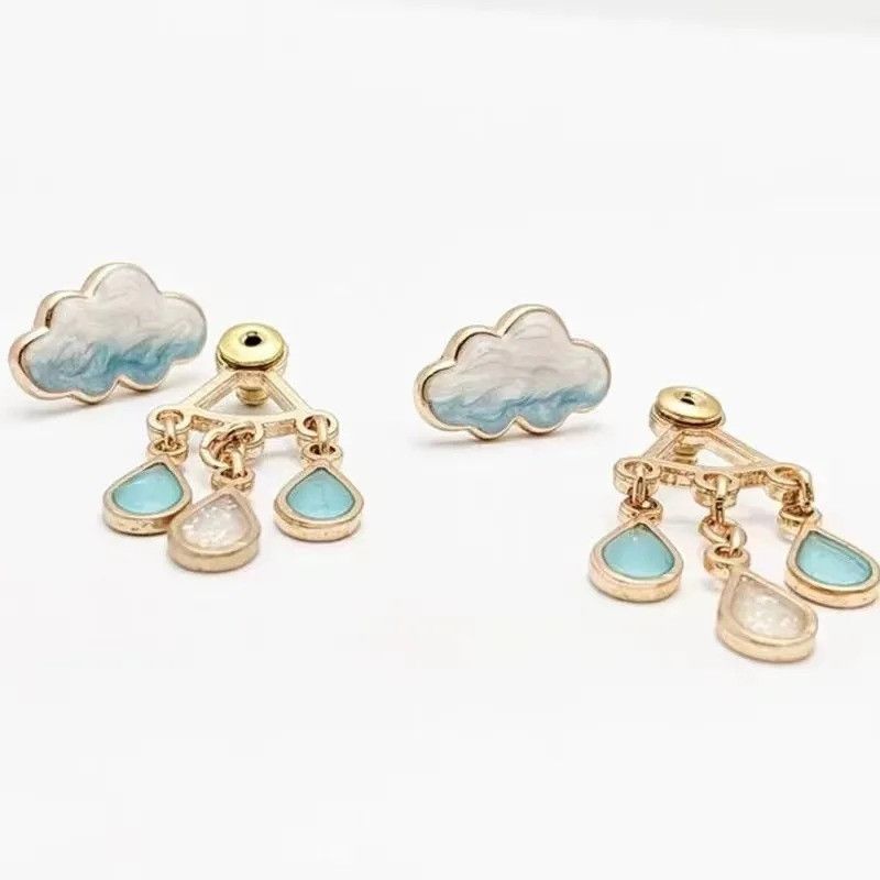 Other Cloud Rain Dangle Earrings Charming Ear Jewelry Gift Size ONE SIZE - 3 Thumbnail