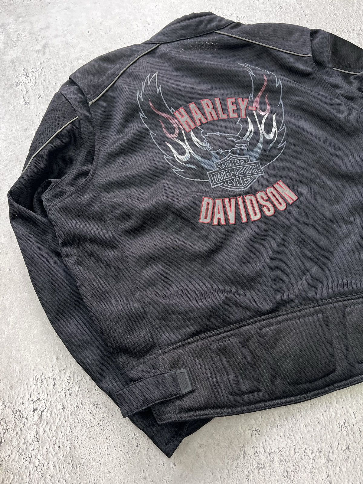 Harley Davidson VINTAGE GLAME EAGLE MESH HARLEY DAVIDSON JACKET MOTO RACING Size US XL / EU 56 / 4 - 9 Thumbnail