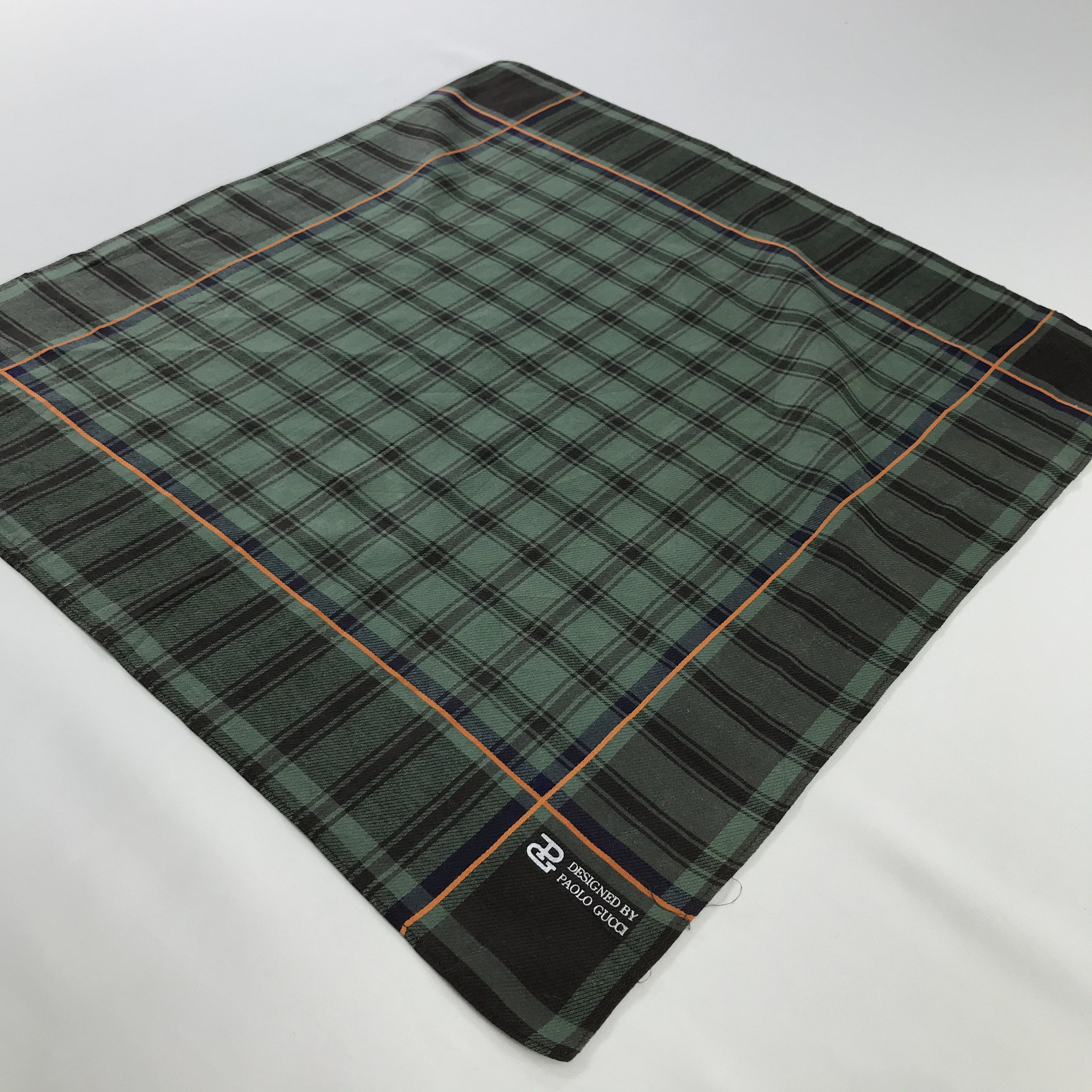 Paolo Gucci × Vintage Paolo Gucci Bandana / Handkerchief / Neckerchief - S767 Size ONE SIZE - 2 Thumbnail