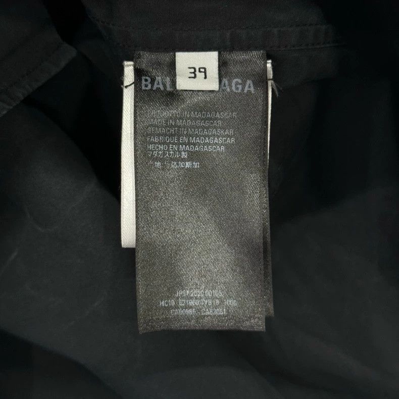 Balenciaga Balenciaga size 39 Black embroidered coke long sleeve shir Size US XS / EU 42 / 0 - 5 Thumbnail