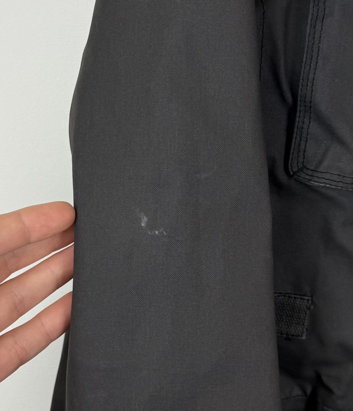 Superdry Superdry Black Hawk Waxed Cotton Jacket Size L Gray Biker Size US L / EU 52-54 / 3 - 5 Thumbnail