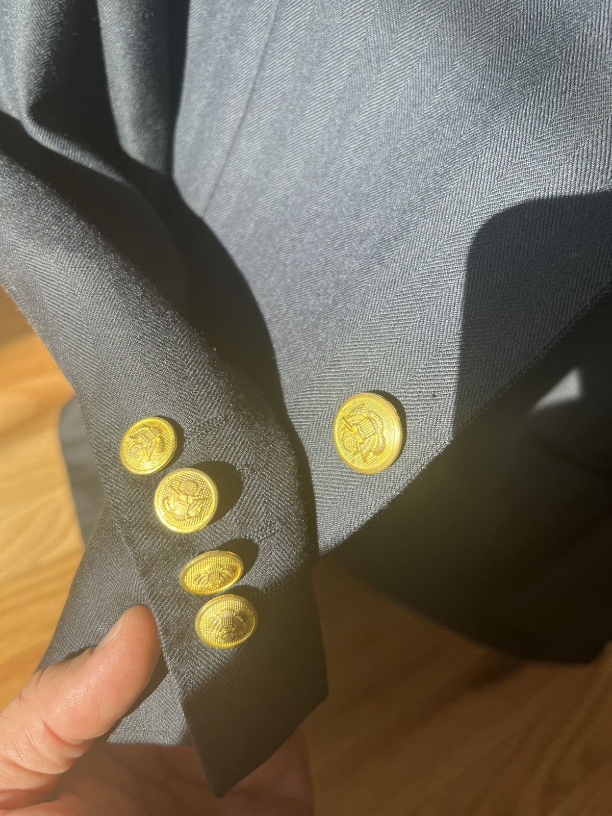 Lanvin Lanvin Cashmere Sportcoat blazer Large/52R gold buttons Size 52R - 4 Thumbnail