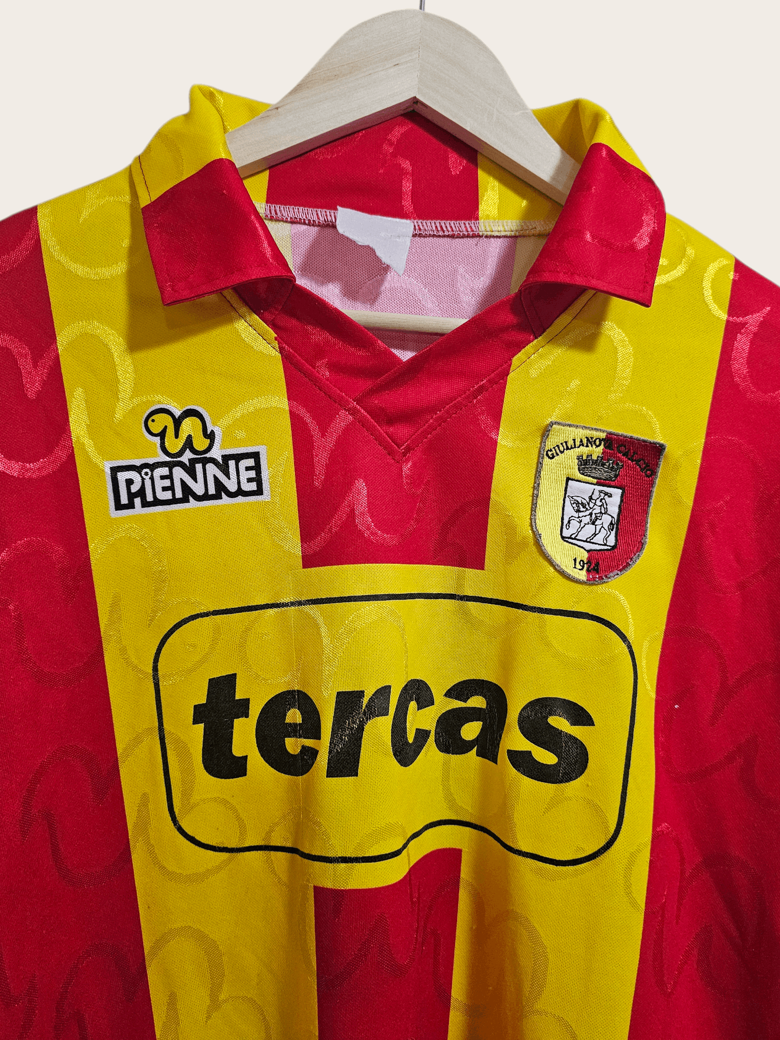 Vintage Giulianova Calcio 1999-00 Matchworn Long Sleeve #6 Kit Size US XL / EU 56 / 4 - 2 Thumbnail