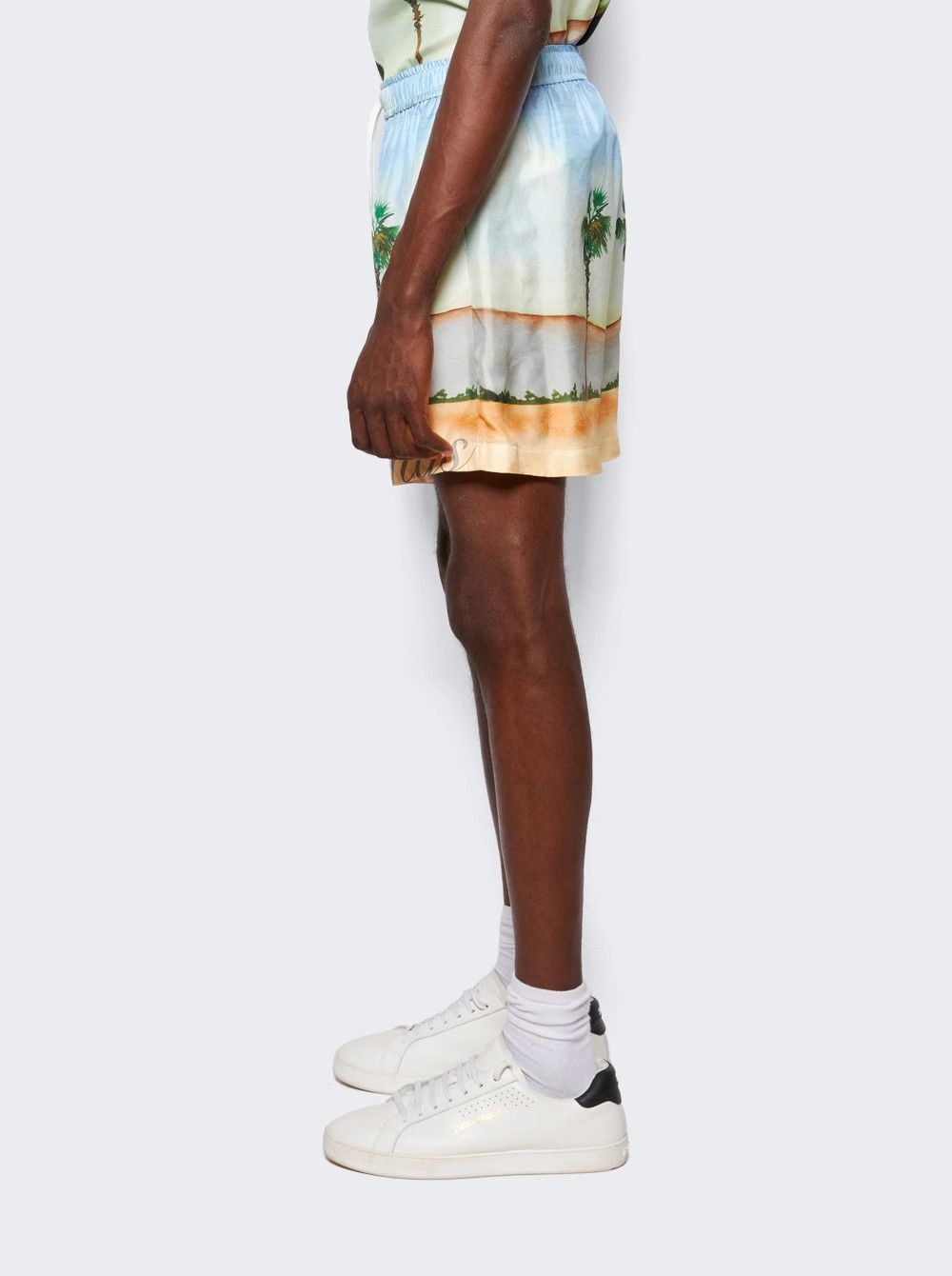Amiri o1mle0326 Silk Dinosaur Shorts in Multicolor Size US 38 / EU 54 - 4 Thumbnail