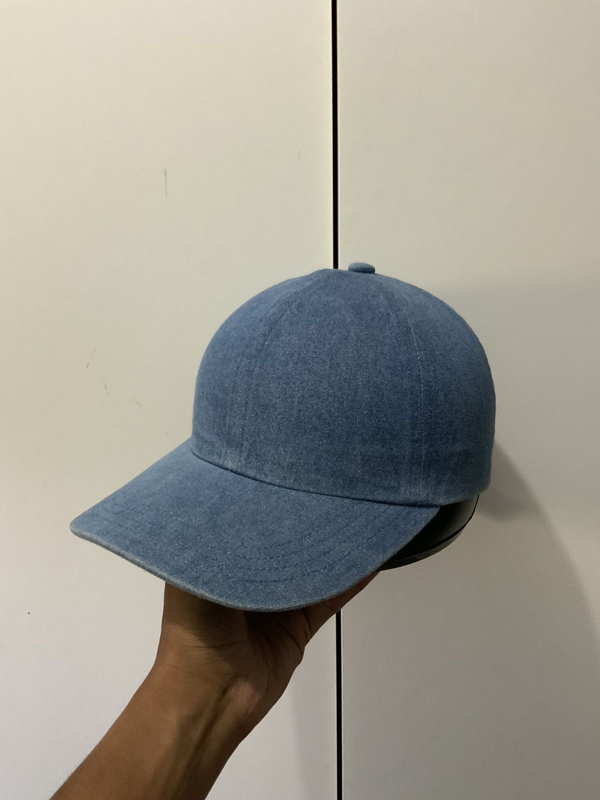 Japanese Brand Denime GU Blue Hat Cap Size ONE SIZE - 2 Thumbnail