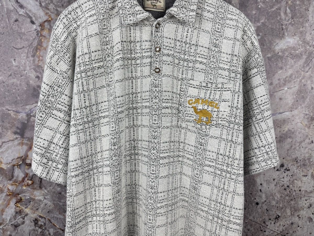 Camel Camel Active Men’s Polo Shirt Vintage Check Pattern Beige Size US XXL / EU 58 / 5 - 3 Thumbnail