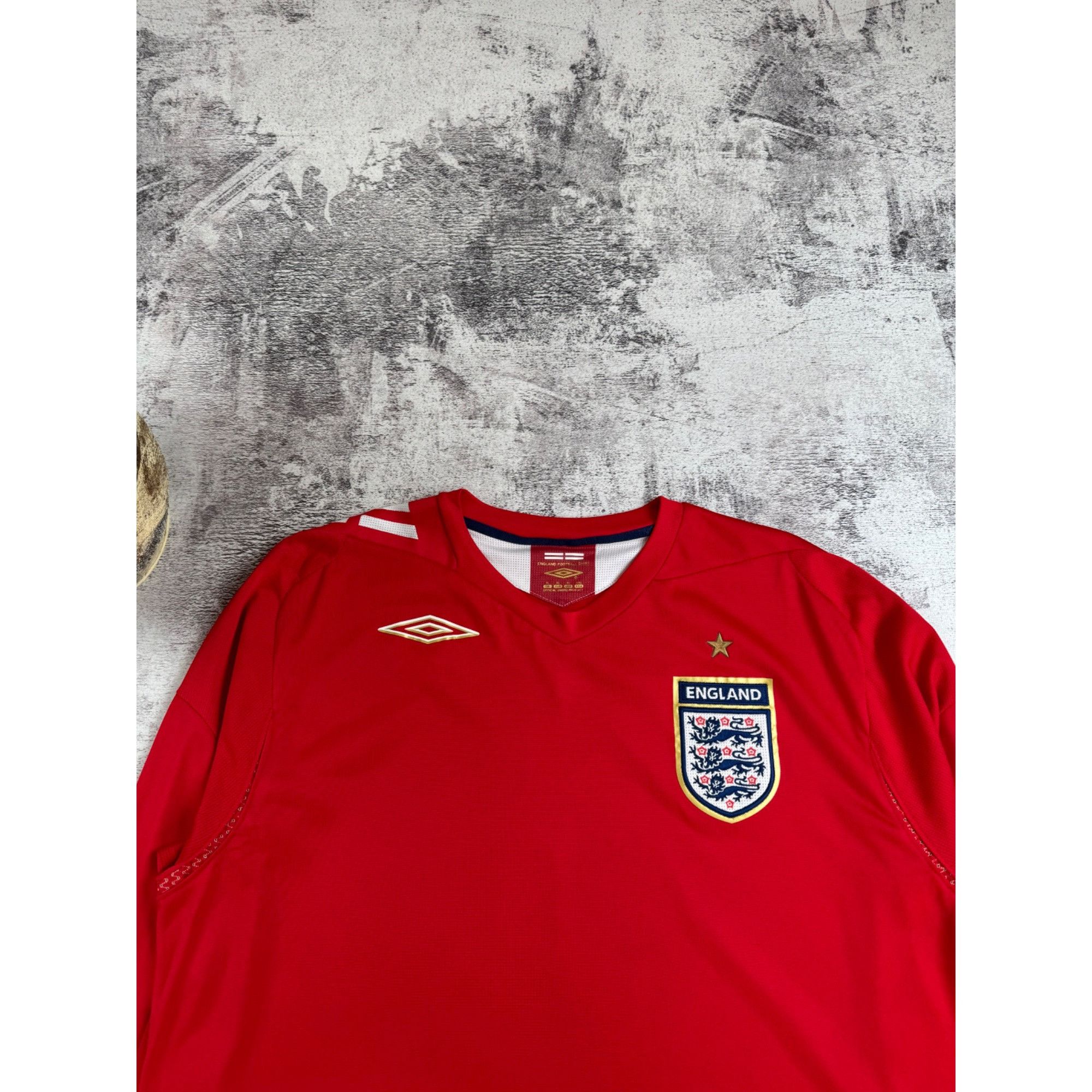 Umbro Vintage England 2006/2008 Away Long Sleeve Umbro National So Size US XL / EU 56 / 4 - 6 Thumbnail