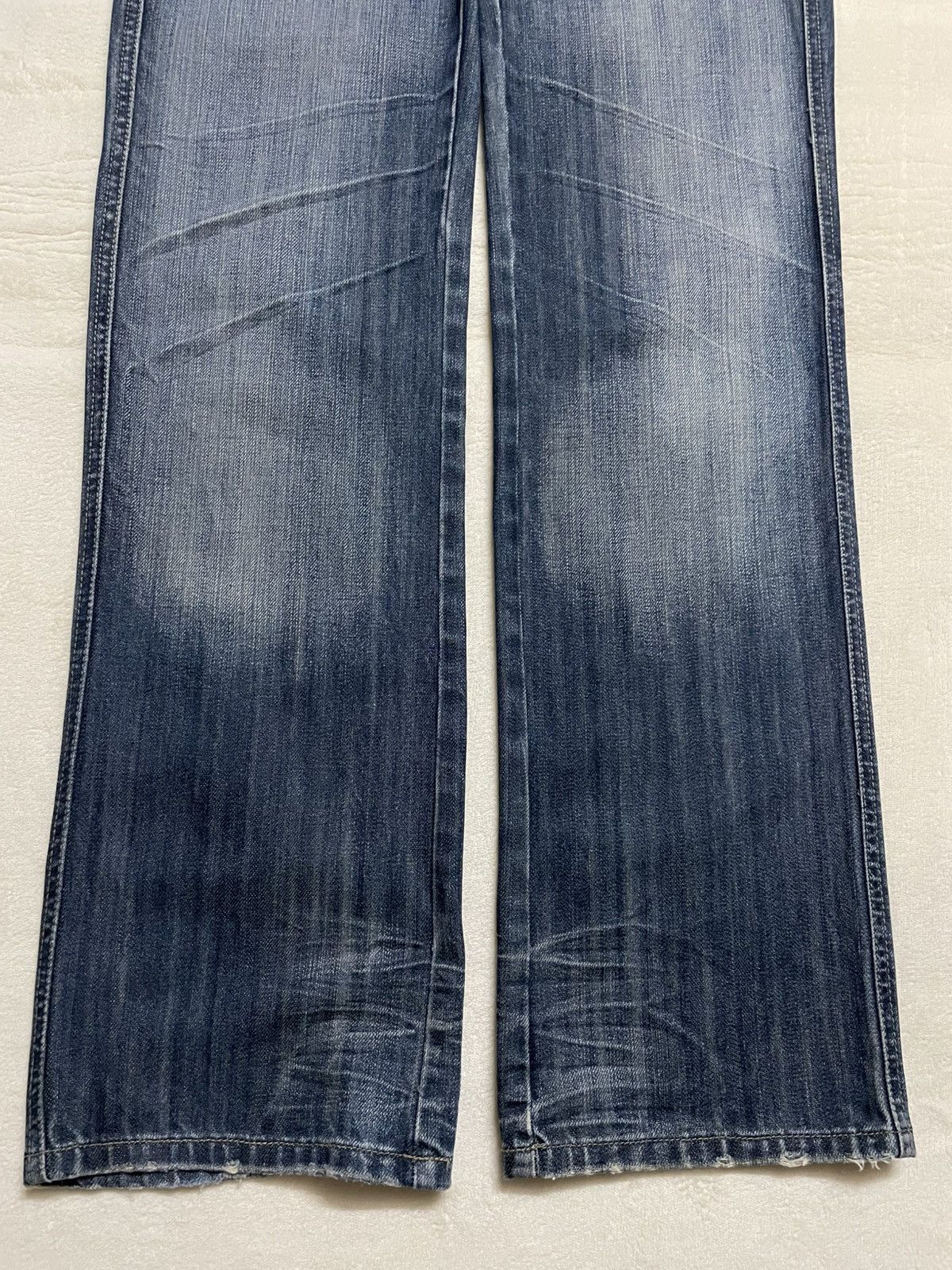 Japanese Brand Vintage D-STIAG Mudwash Bushpants Denim Jeans Size US 33 - 3 Thumbnail