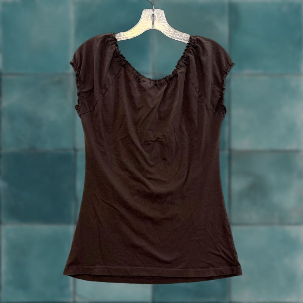 Vintage VINTAGE Y2K Milkmaid Peasant Boho Fairy Whimsigoth Shirt M Brown Molly Maxi Girls Size M / US 6-8 / IT 42-44 - 1 Thumbnail