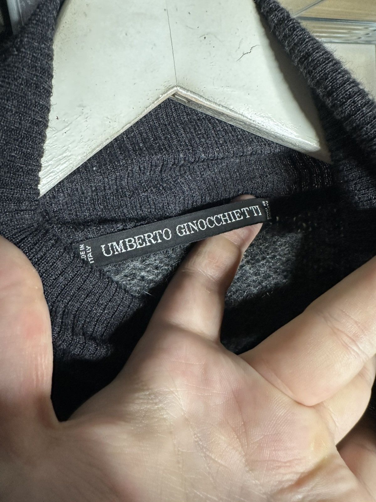 Other Umberto Ginocchetti Knit Wool Turtleneck Sweater Size 52 Size US L / EU 52-54 / 3 - 3 Thumbnail
