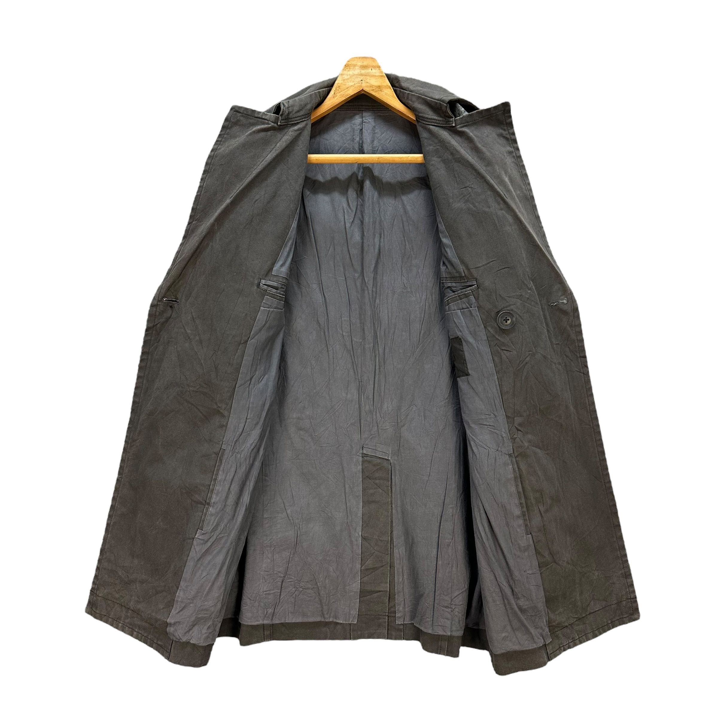 Y's Y's Single Button Trench Coat Jacket Avant Garde #A51-1184 Size US L / EU 52-54 / 3 - 8 Thumbnail