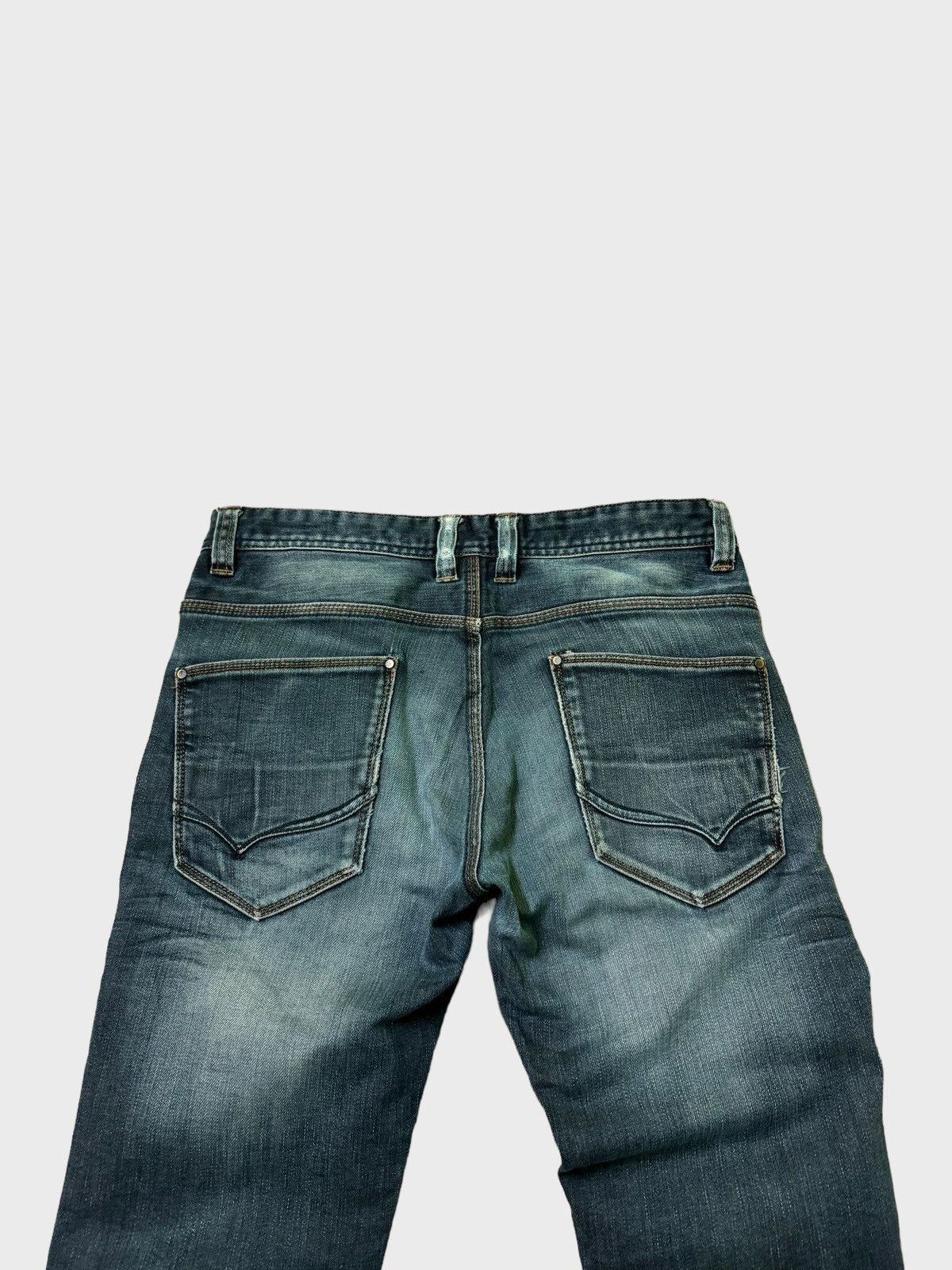 5351 POUR LES HOMMES VTG Nicole Club For Men Fade Blue Stretch Denim Flare Jeans Size US 30 / EU 46 - 10 Thumbnail