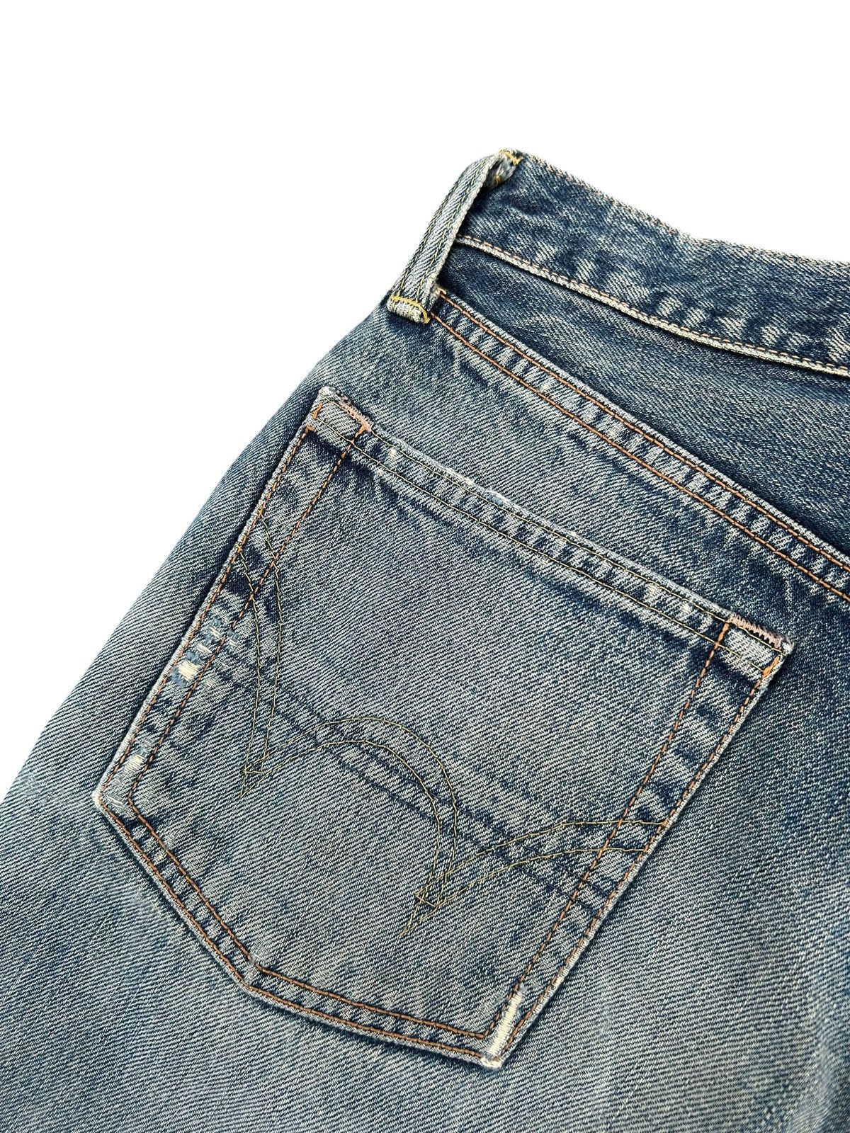 Kapital Thrashed Vintage Edwin 505xx Selvedge Denim Jeans Size US 30 / EU 46 - 12 Thumbnail