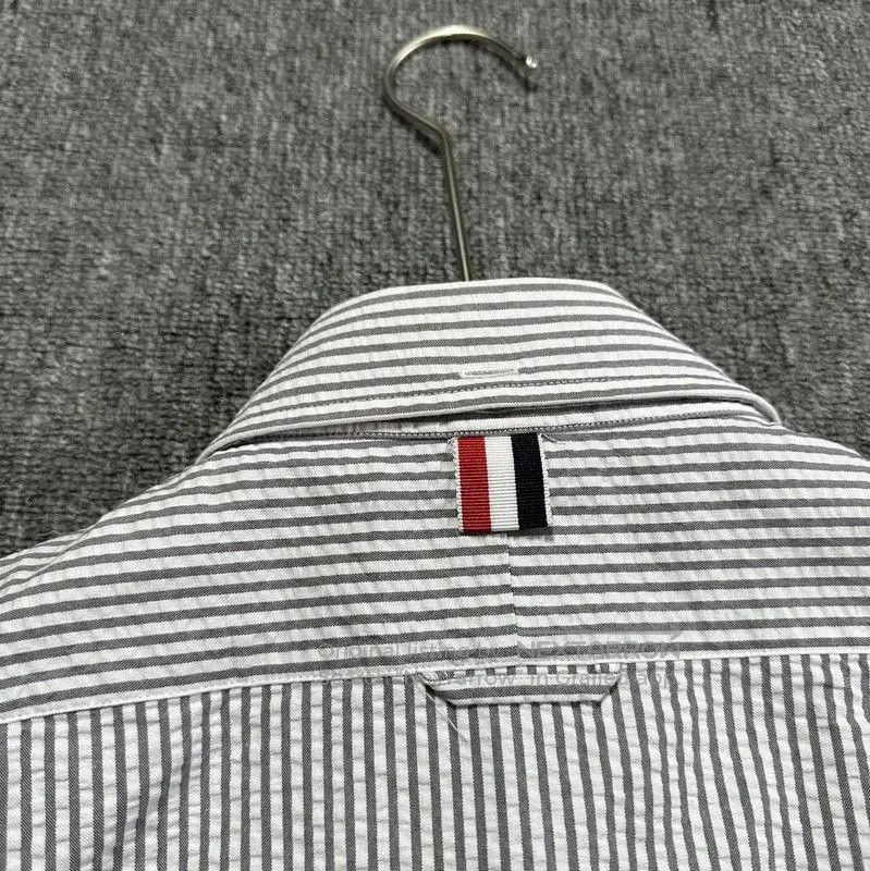 Other Thom Browne Gray-White Check Long Sleeve Shirt . Size US S / EU 44-46 / 1 - 5 Thumbnail