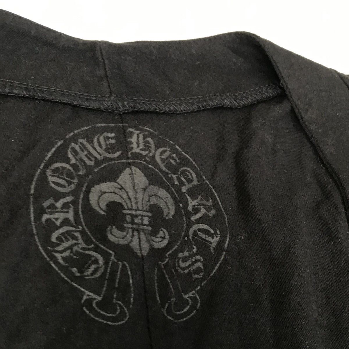 Chrome Hearts Chrome Hearts Shirt Top Leather Cross / Silver Scroll Logo Size S / US 4 / IT 40 - 4 Thumbnail
