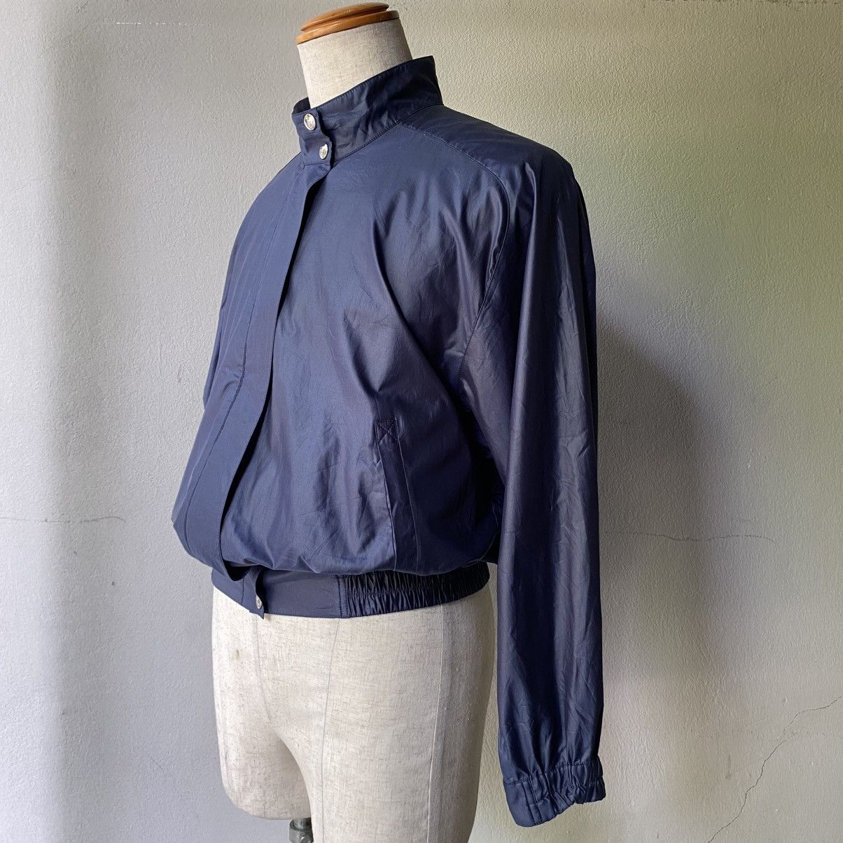 Dior Vintage Christian Dior Navy Stand Collar Windbreaker Size US M / EU 48-50 / 2 - 9 Thumbnail