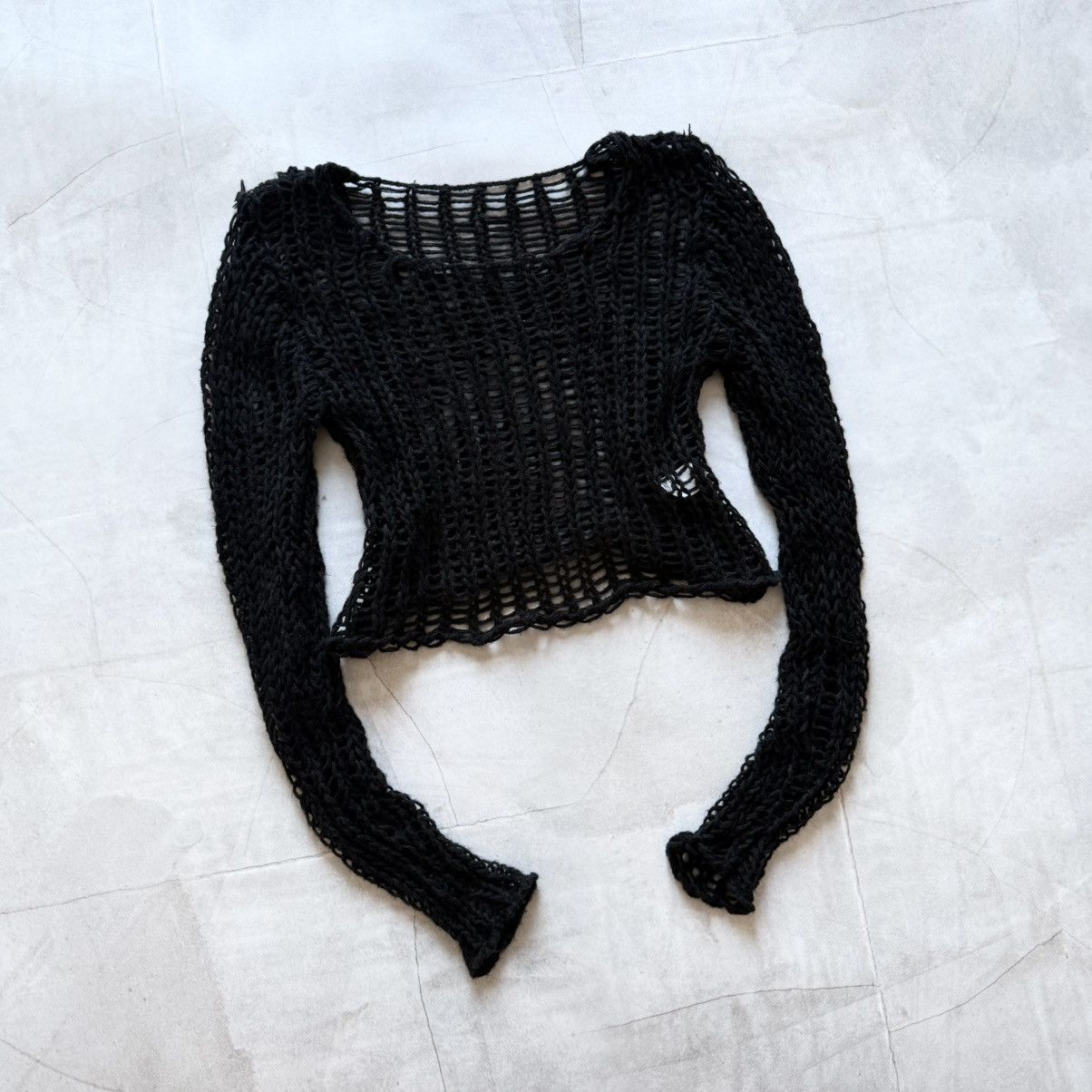 Hysteric Glamour Japan Mesh Hysteric Glamour Vibe Knit Ribbed Longsleeve Y2K Size M / US 6-8 / IT 42-44 - 1 Thumbnail