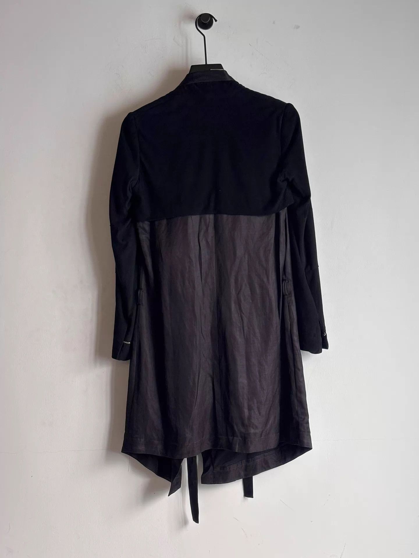Helmut Lang Helmut Lang Suede & Nylon Panelled Coat S Size S / US 4 / IT 40 - 7 Thumbnail