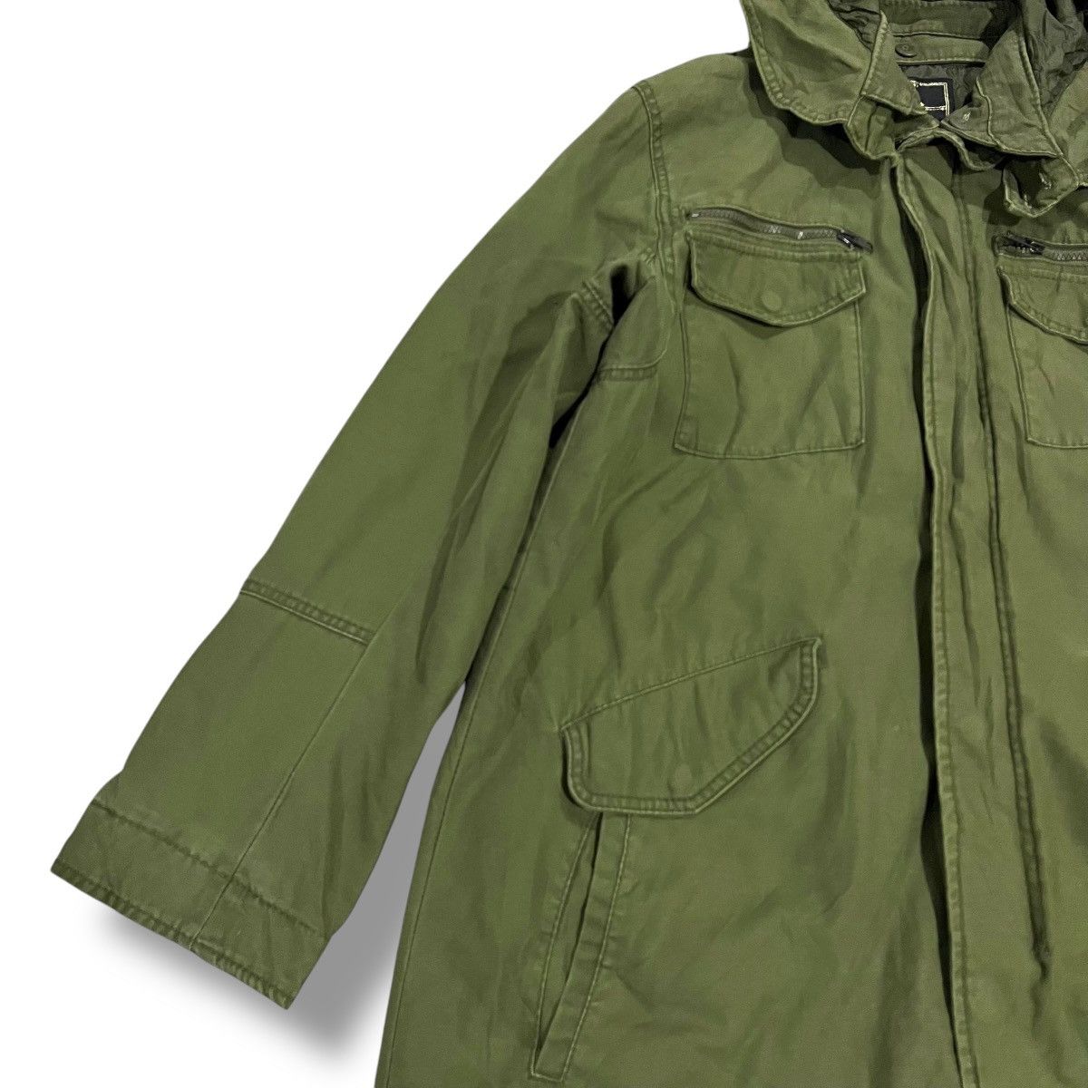 291295=Homme 🇯🇵 291295 LABO ARMY MILITARY FISHTAIL PARKAS Size US M / EU 48-50 / 2 - 2 Thumbnail