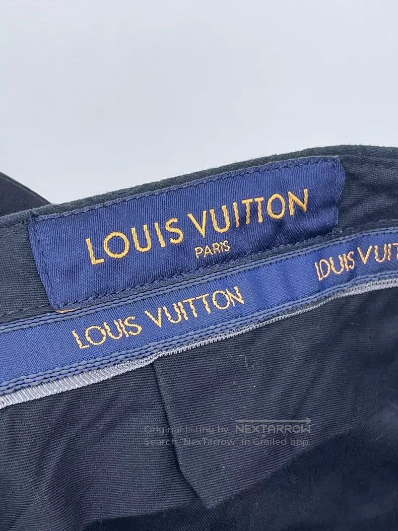 Louis Vuitton Louis Vuitton Black full-print print slacks pants Size US 38 / EU 54 - 6 Thumbnail