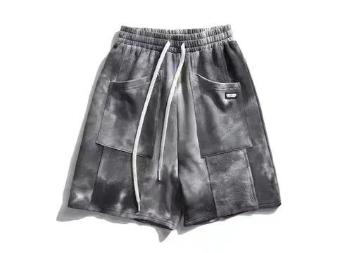Japanese Brand 20SS Indigo Union Japan Grey Mable Printed Shorts Size US 31 - 1 Thumbnail