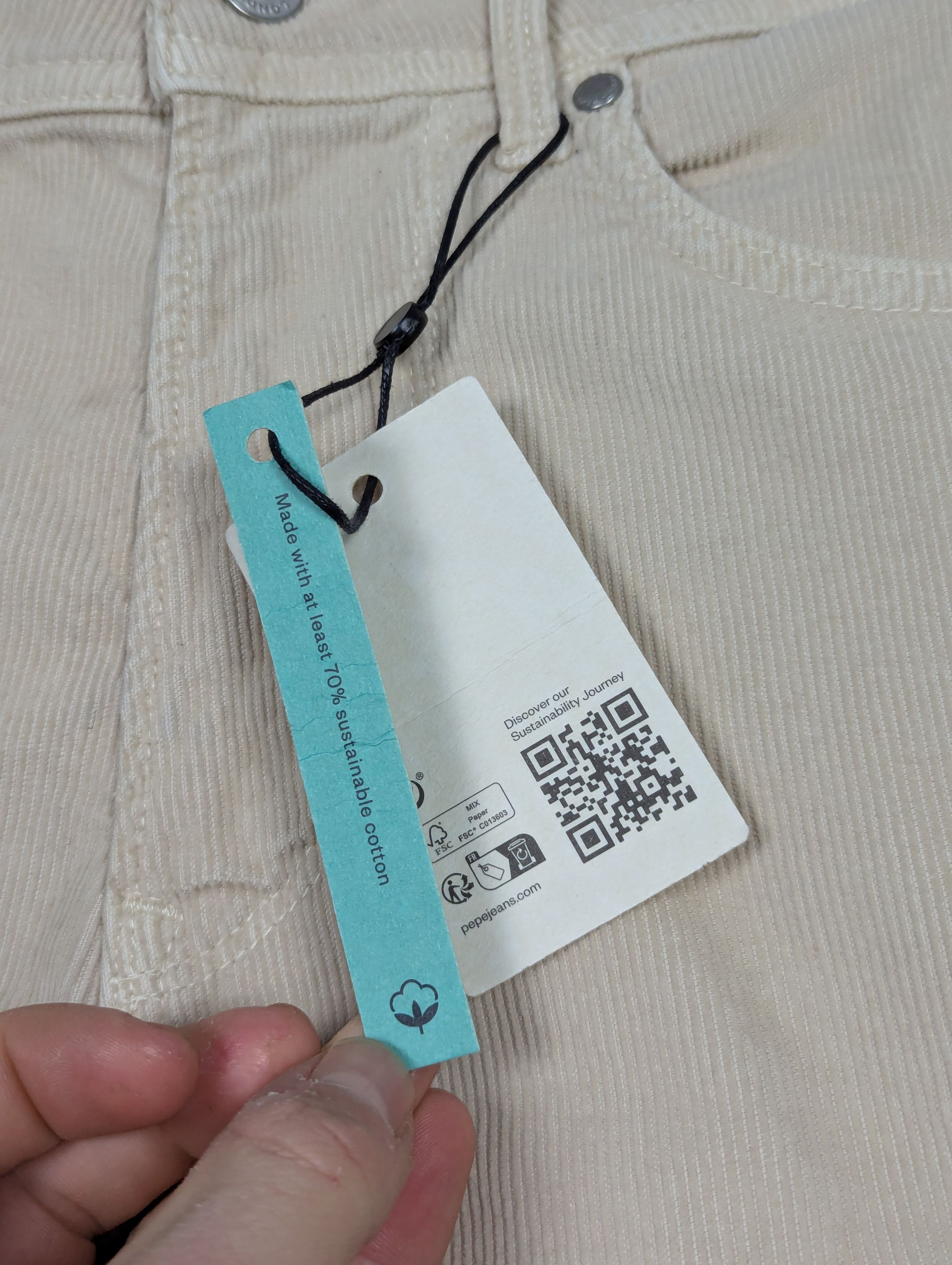 Pepe Jeans New Pepe Jeans Stanley Taper Corduroy Pants Size US 30 / EU 46 - 9 Thumbnail