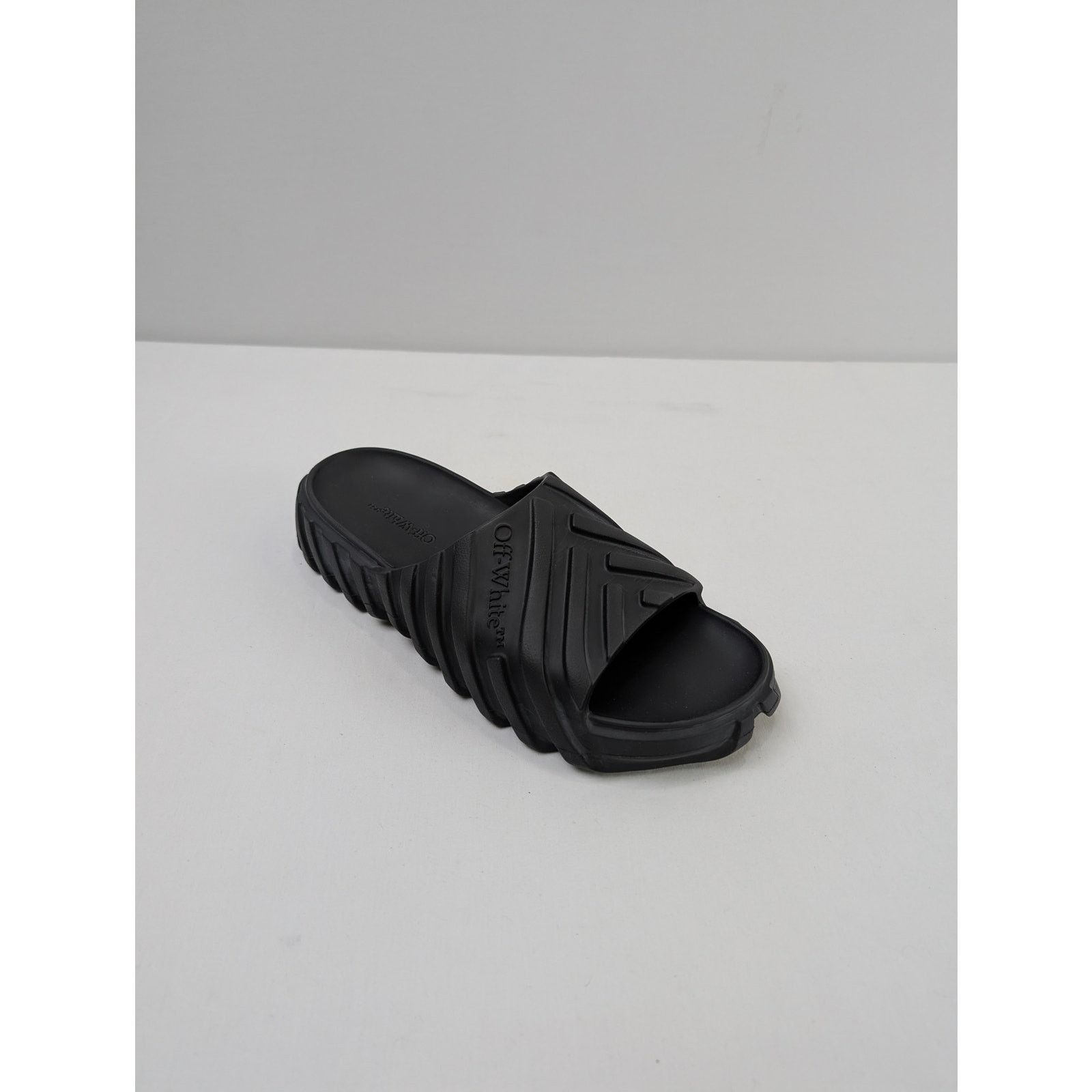 Off-White o1rshd1 Exploration Sliders Slippers in Black Size US 9 / EU 42 - 3 Thumbnail