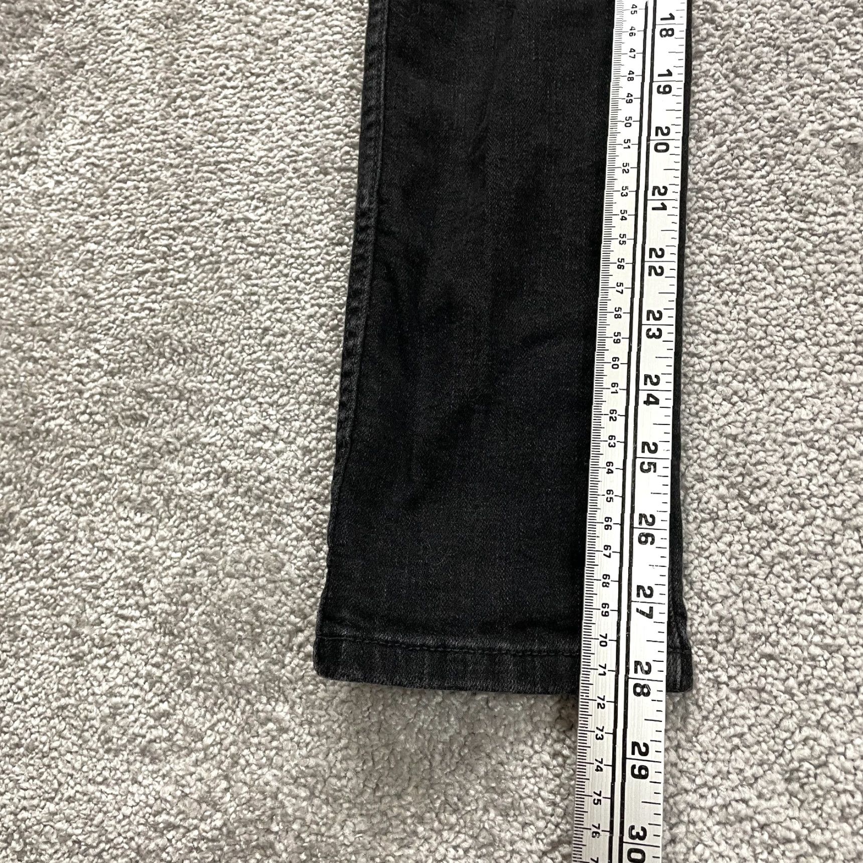 Zara VINTAGE Zara Women's Skinny Jeans 8 Black High Rise Stretch Denim Casual 30x28 Modeling City Size 30" / US 8 / IT 44 - 7 Thumbnail