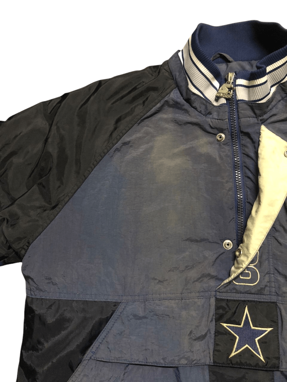 Starter Vintage Starter NFL Cowboy Anorak Jacket Sunfaded Faded Size US L / EU 52-54 / 3 - 4 Thumbnail