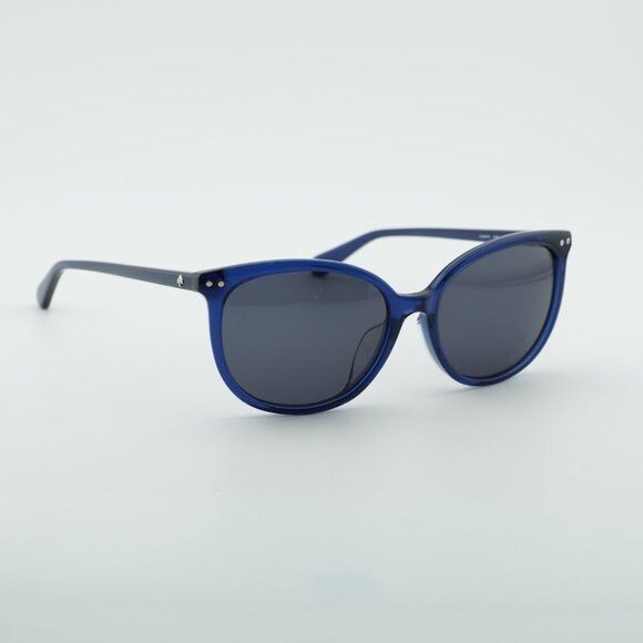 Kate Spade Kate Spade ALINA/F/S 0PJP IR Sunglasses Blue Cat Eye Frame Size ONE SIZE - 6 Thumbnail