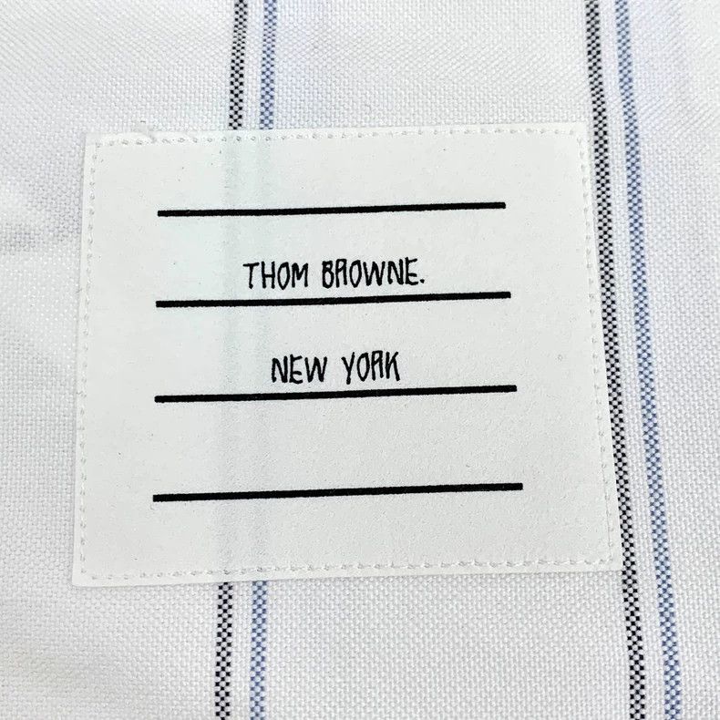 Thom Browne Thom browne White striped cotton double-sleeved lapel singl Size US XXS / EU 40 - 5 Thumbnail